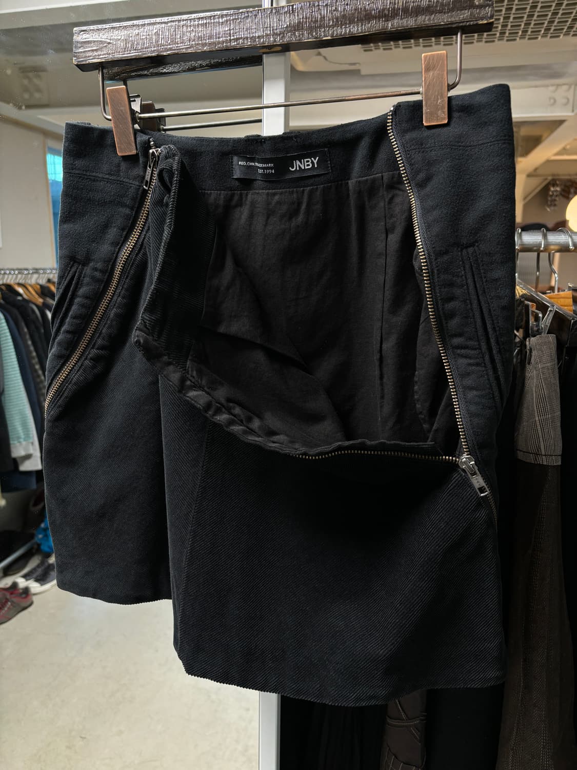 Jnby 코듀로이 지퍼 스커트 상품이미지3