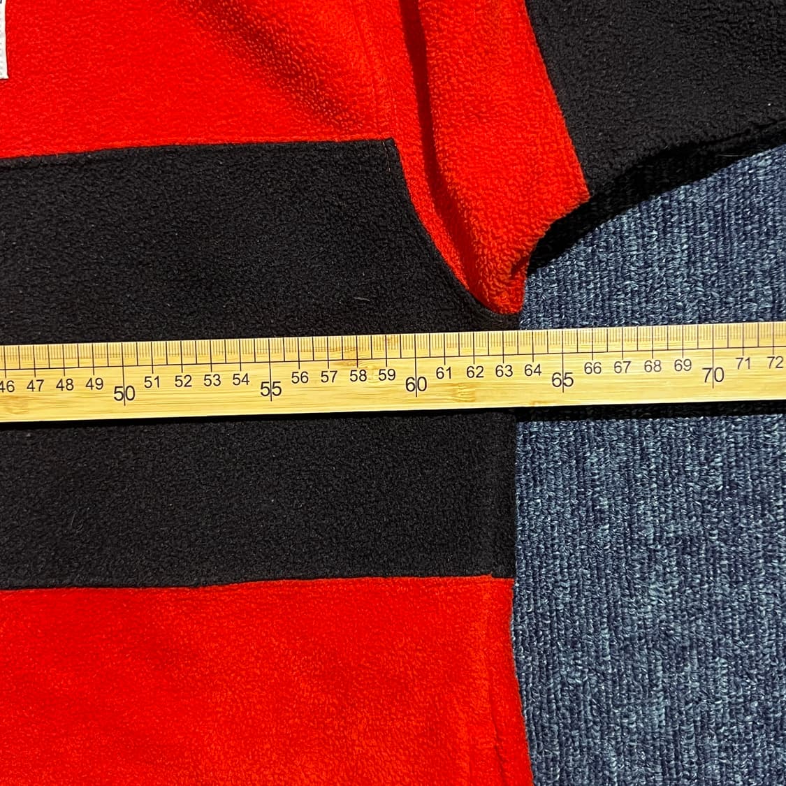 빈티지 90s JERZEES Z 컬러블록 플리스 하프집업 상품이미지8