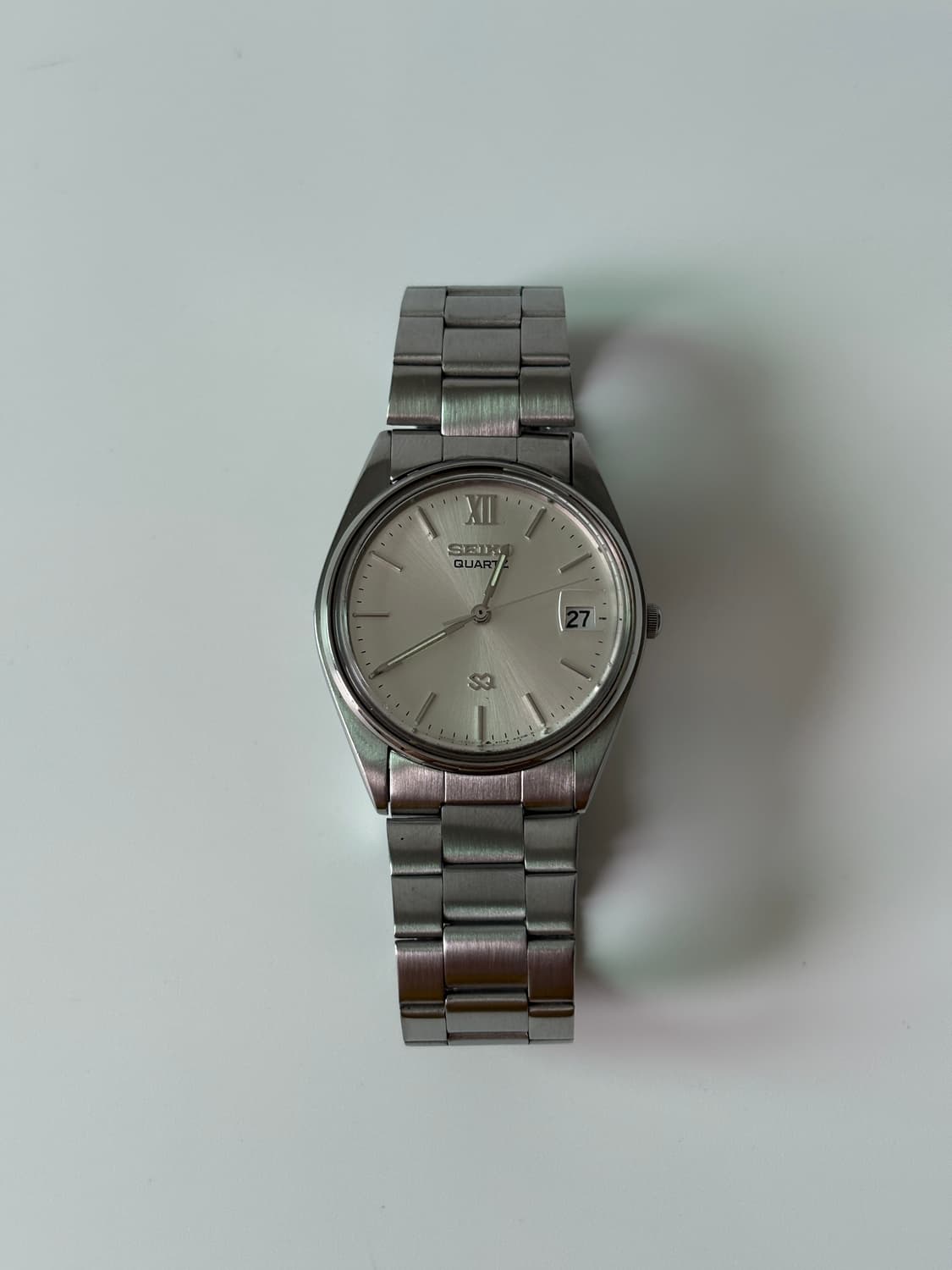 세이코 1980년대 SQ 실버 쿼츠 남성 상품이미지2