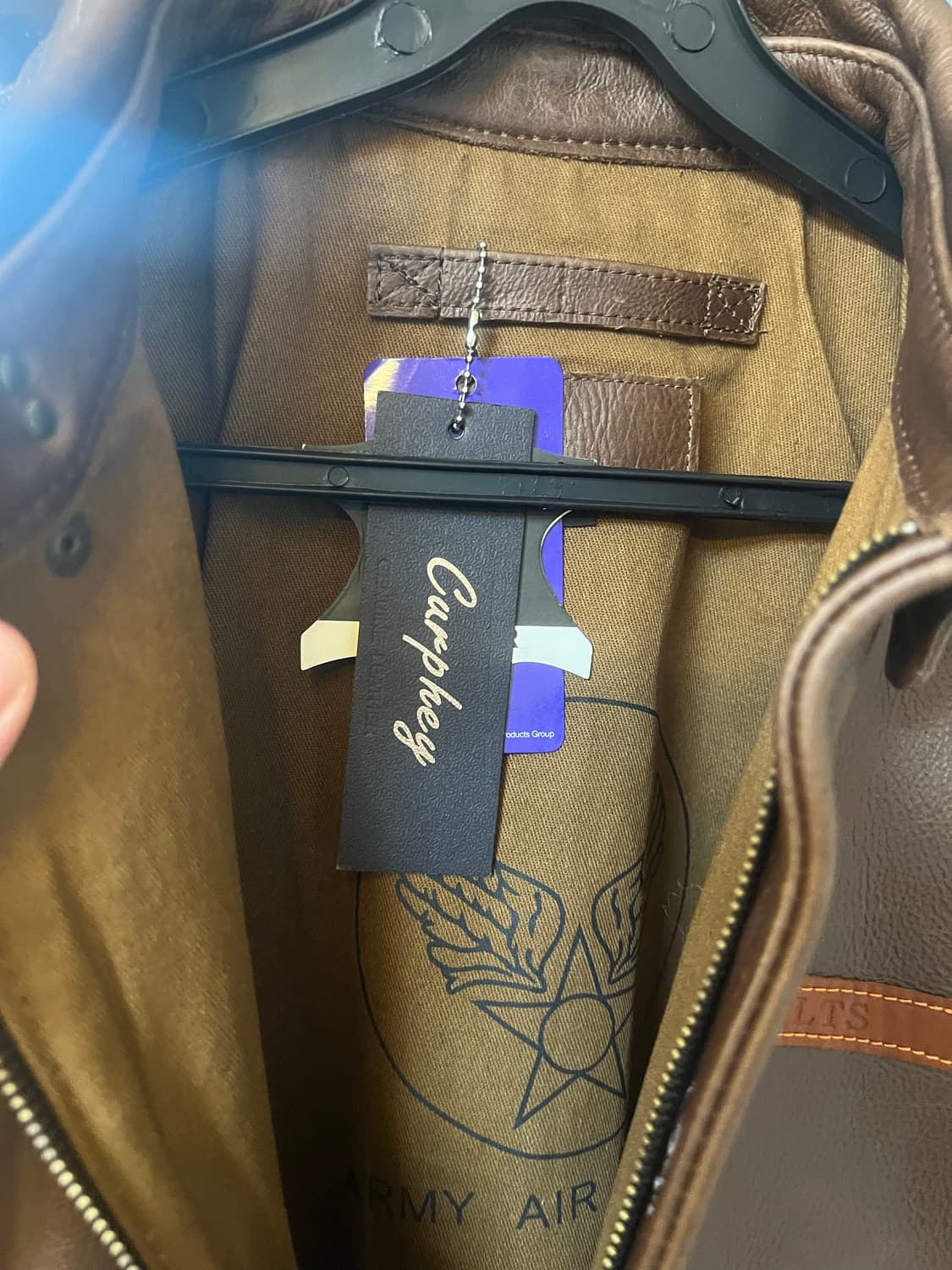 대탈주 복각 A-2 가죽자켓 상품이미지3