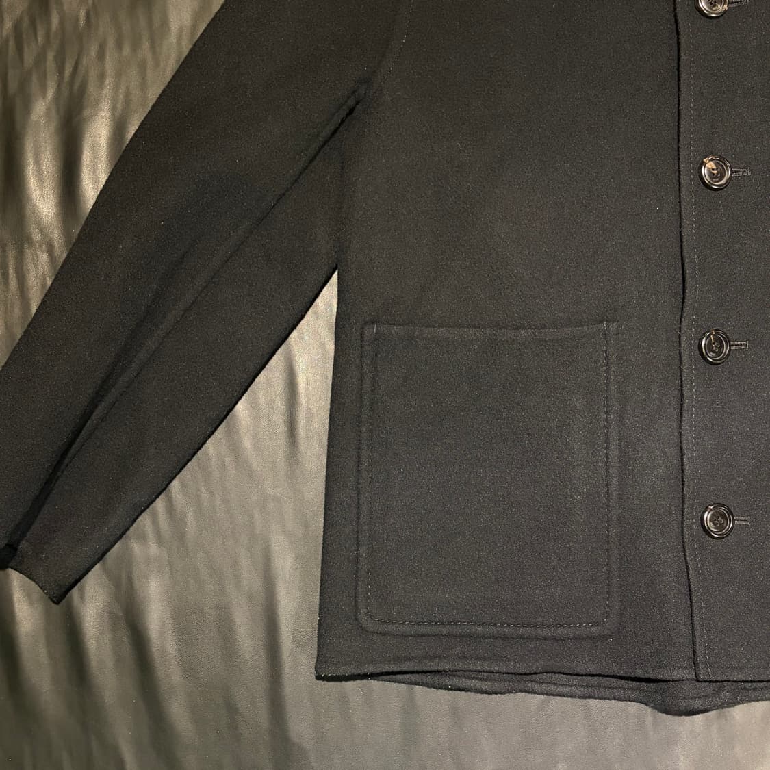 아미 블랙 반코트 상품이미지8