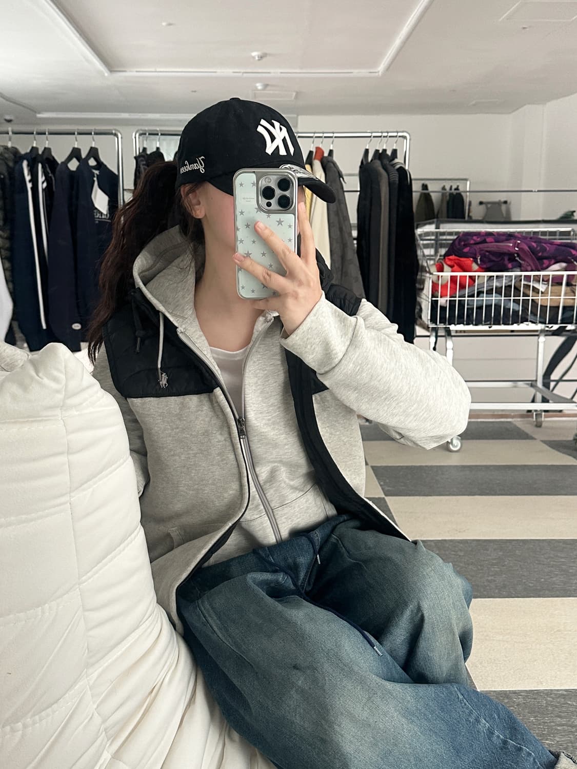 폴로 랄프로렌 패브릭믹스 후드 베스트 상품이미지9