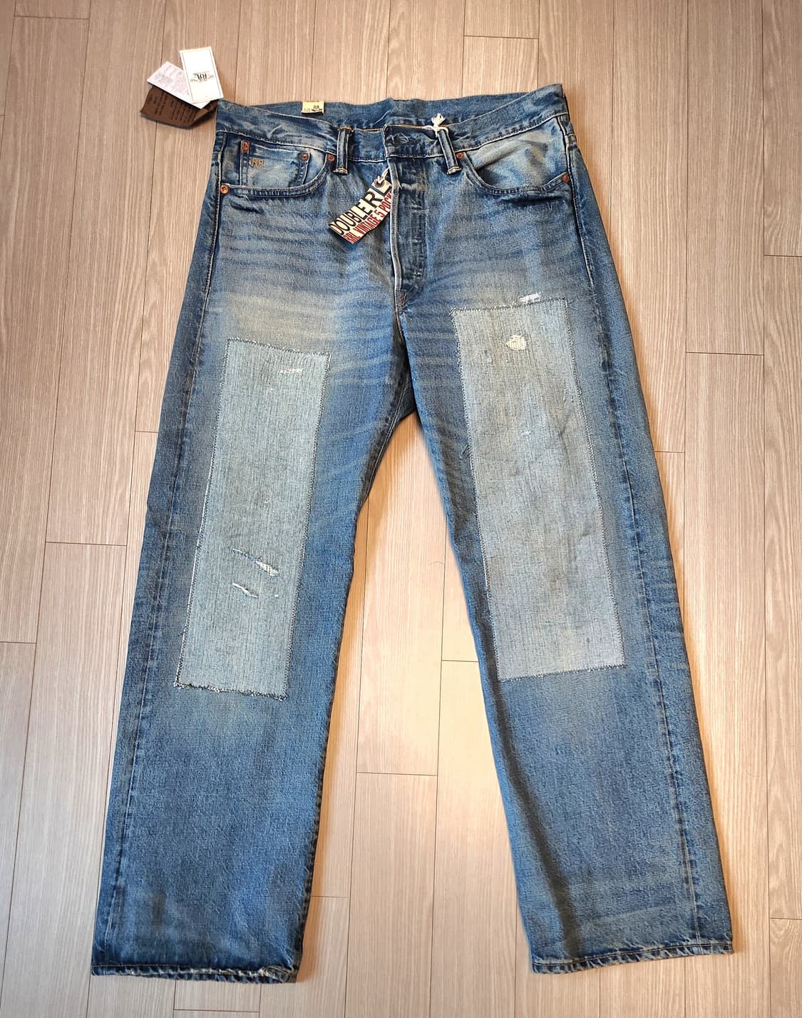 더블알엘 rrl 빈티지파이브포켓 미드랜드 셀비지 진 33/32 상품이미지2