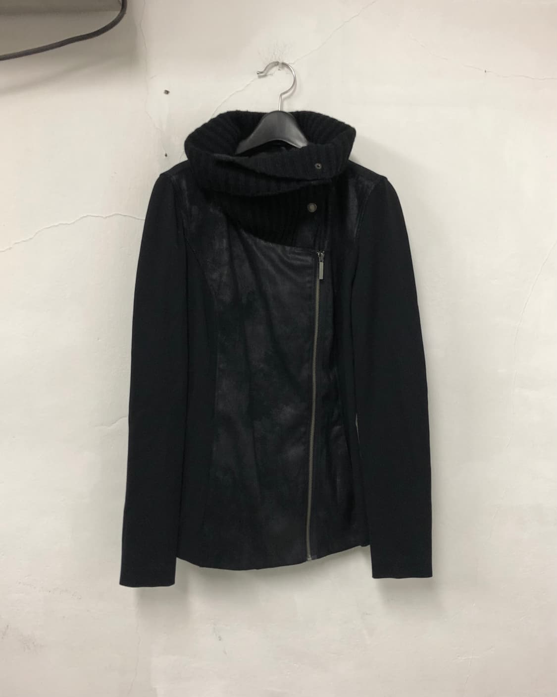 Armani High Neck Asymmetrical Zip Up 상품이미지1
