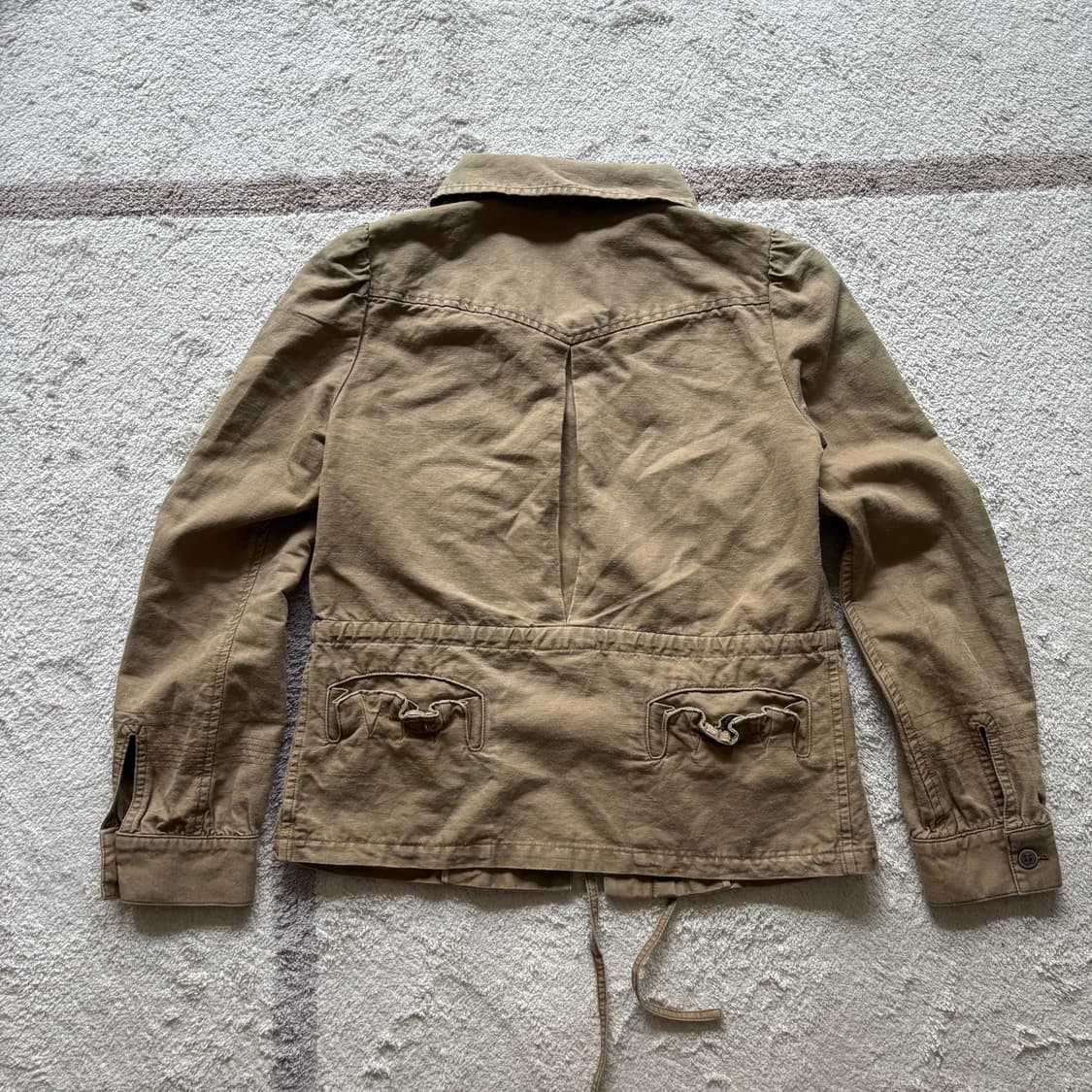 츠모리치사토 베이지 자켓 상품이미지4