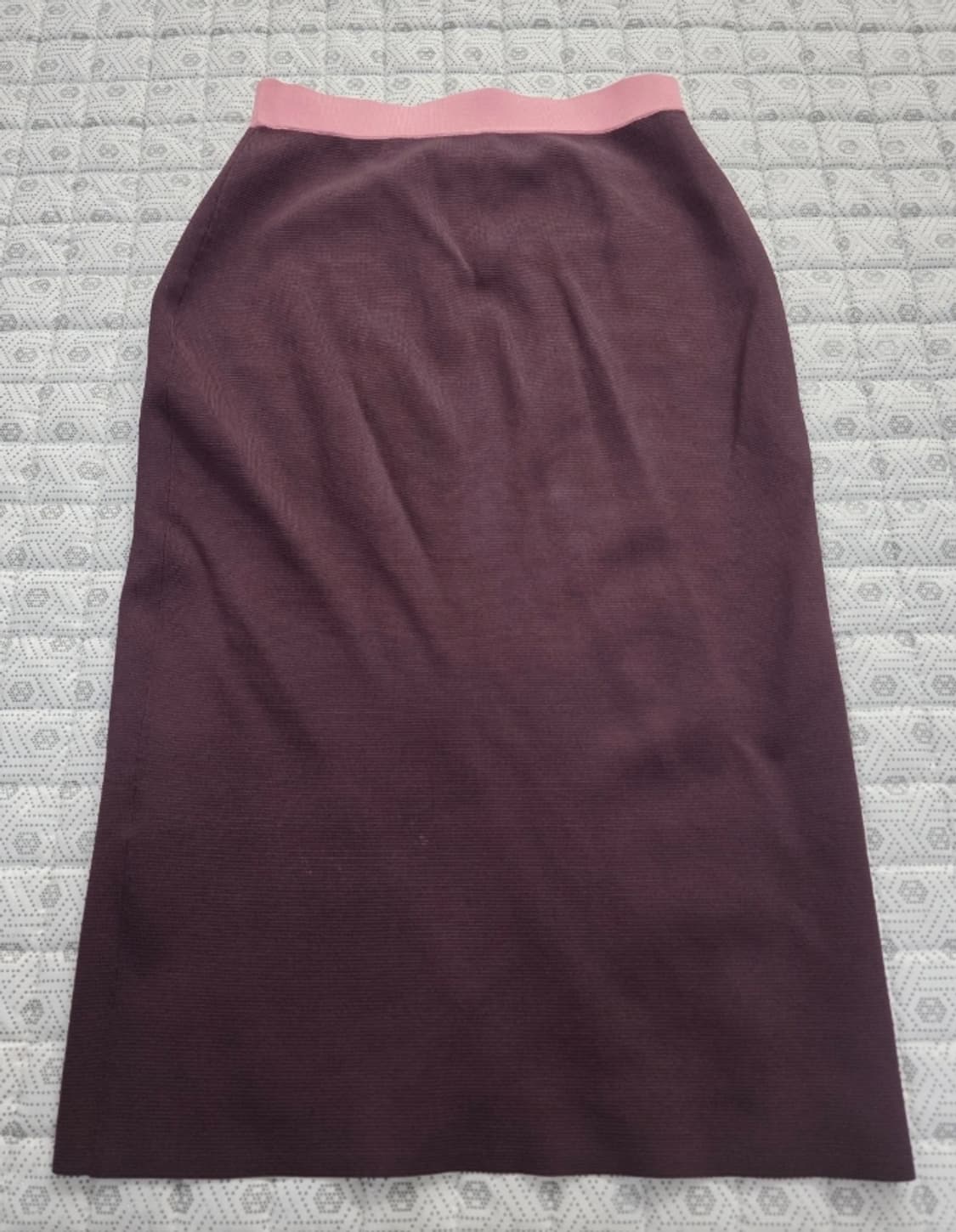 질스튜어트 뉴욕 라인배색 니트 가디건+스커트 셋업 55 상품이미지6