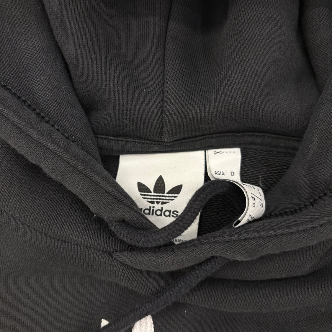 아디다스 오리지널 빅로고 배색 후드티 상품이미지4