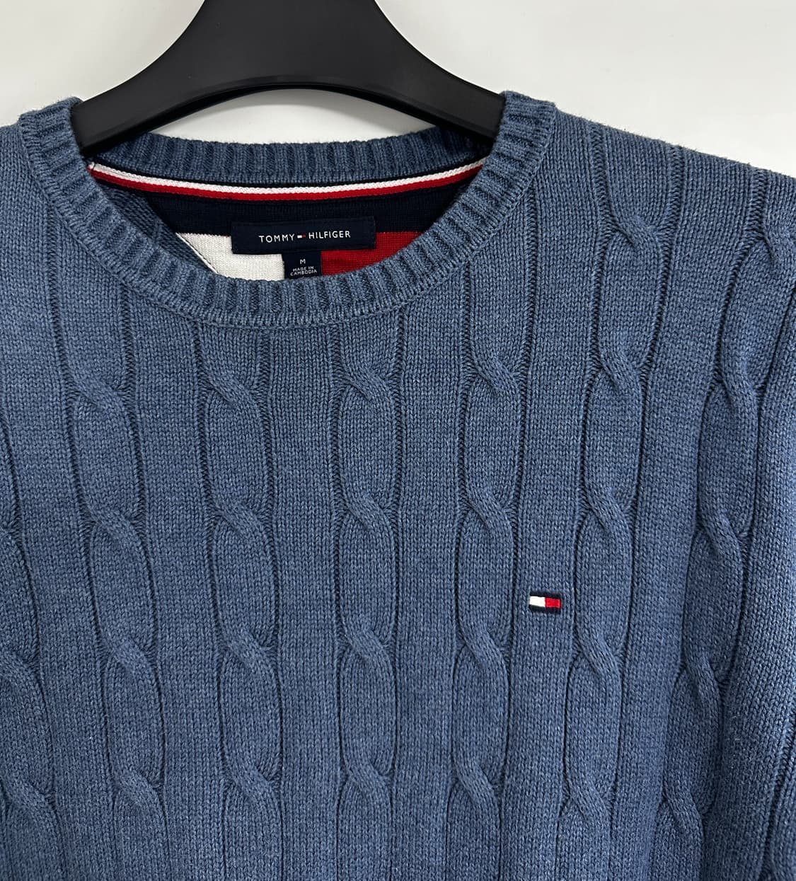 [타미힐피거] 남성 케이블 니트 M사이즈  상품이미지3