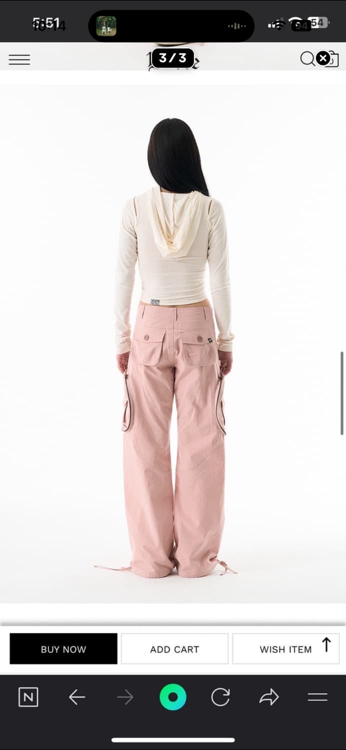 배디 컷아웃 셔링 후드 티셔츠 아이보리 상품이미지4