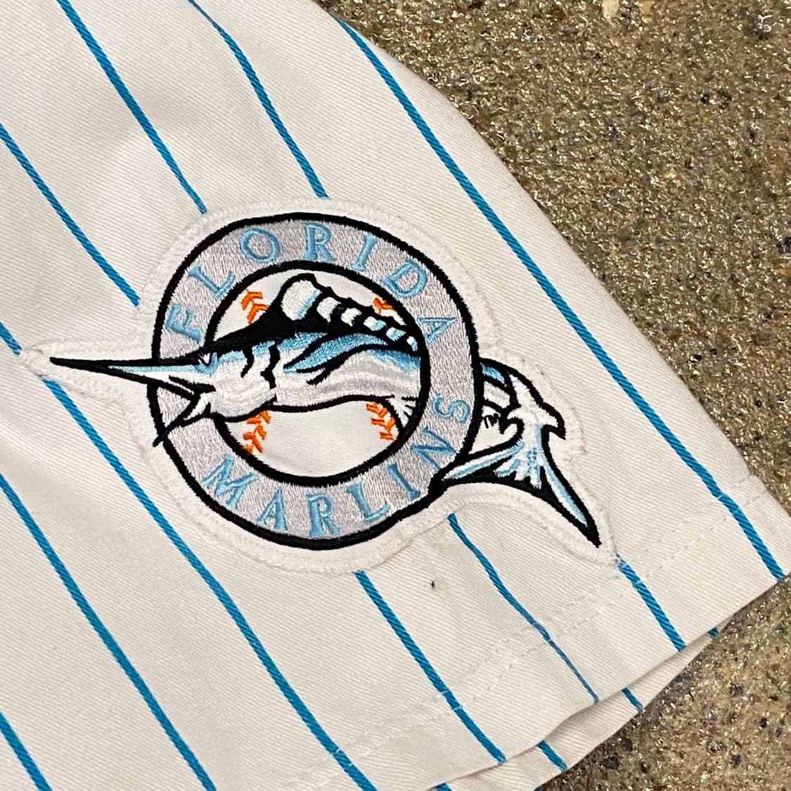 90s Made in USA 러셀 MLB 마이애미 마린스 야구유니폼 상품이미지6