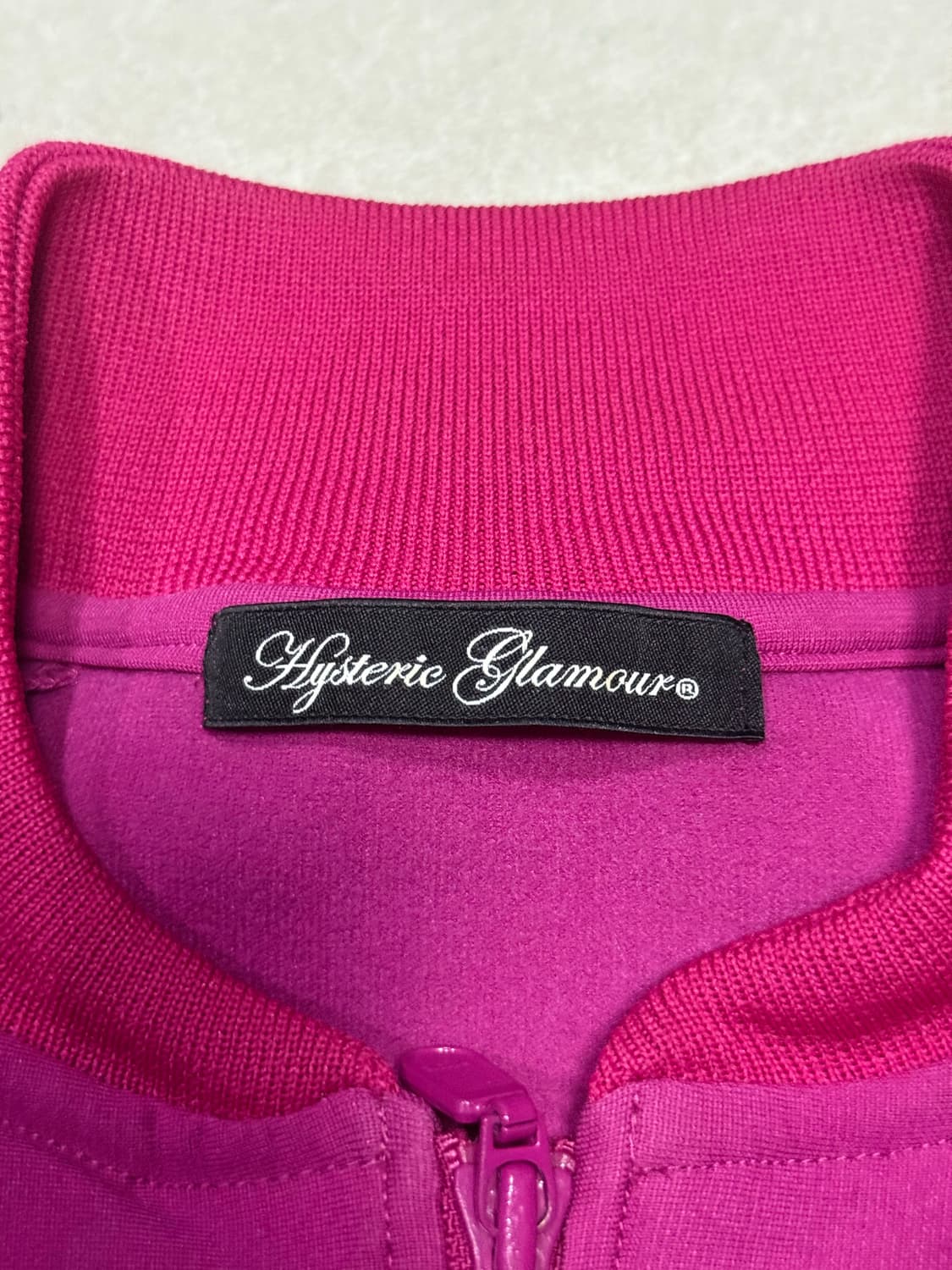 히스테릭 글래머 아카이브 히스걸 패치 집업 저지 자켓 상품이미지5