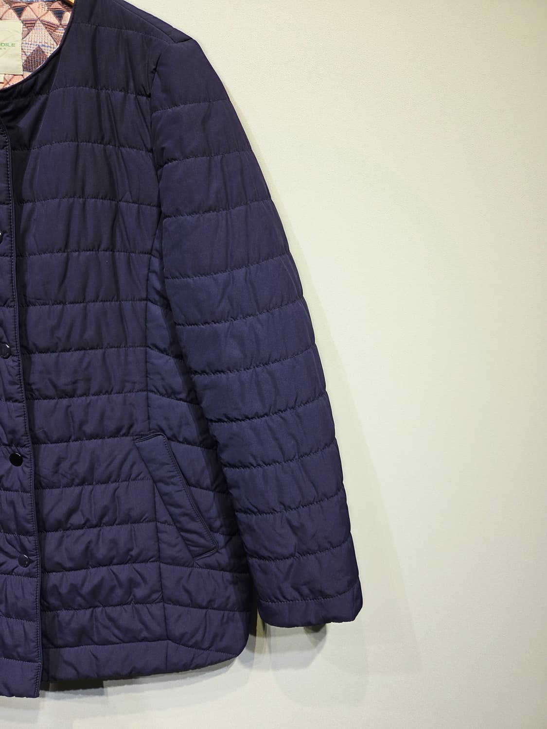 크로커다일 경량 패딩 네이비_95 상품이미지4