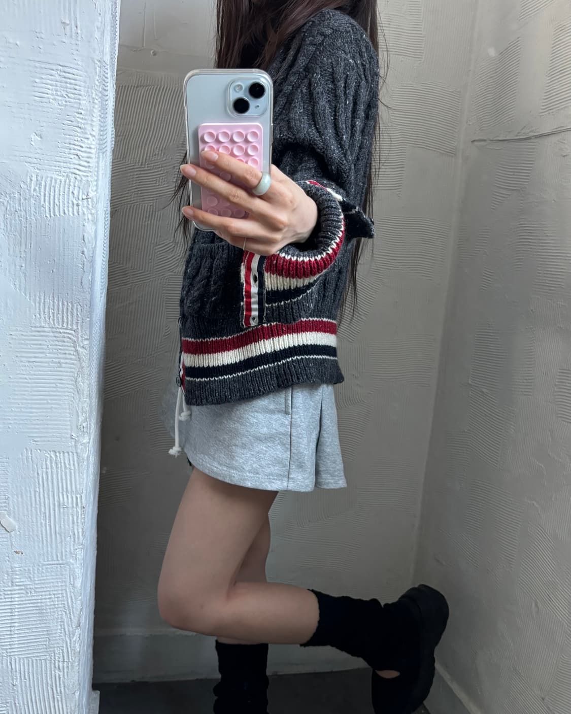 Thom Browne 톰브라운 모헤어 울 가디건 상품이미지2