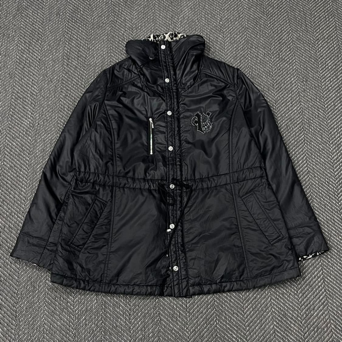 레오파드 디테일 자켓  v0130 상품이미지1