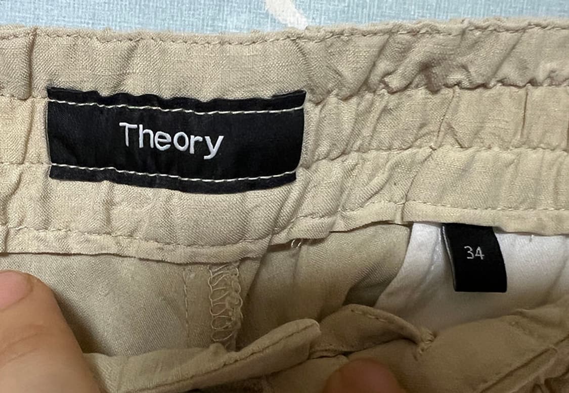 Theory 띠어리 플리머스 린넨 비스코스 남자 밴딩팬츠 L 32 상품이미지3