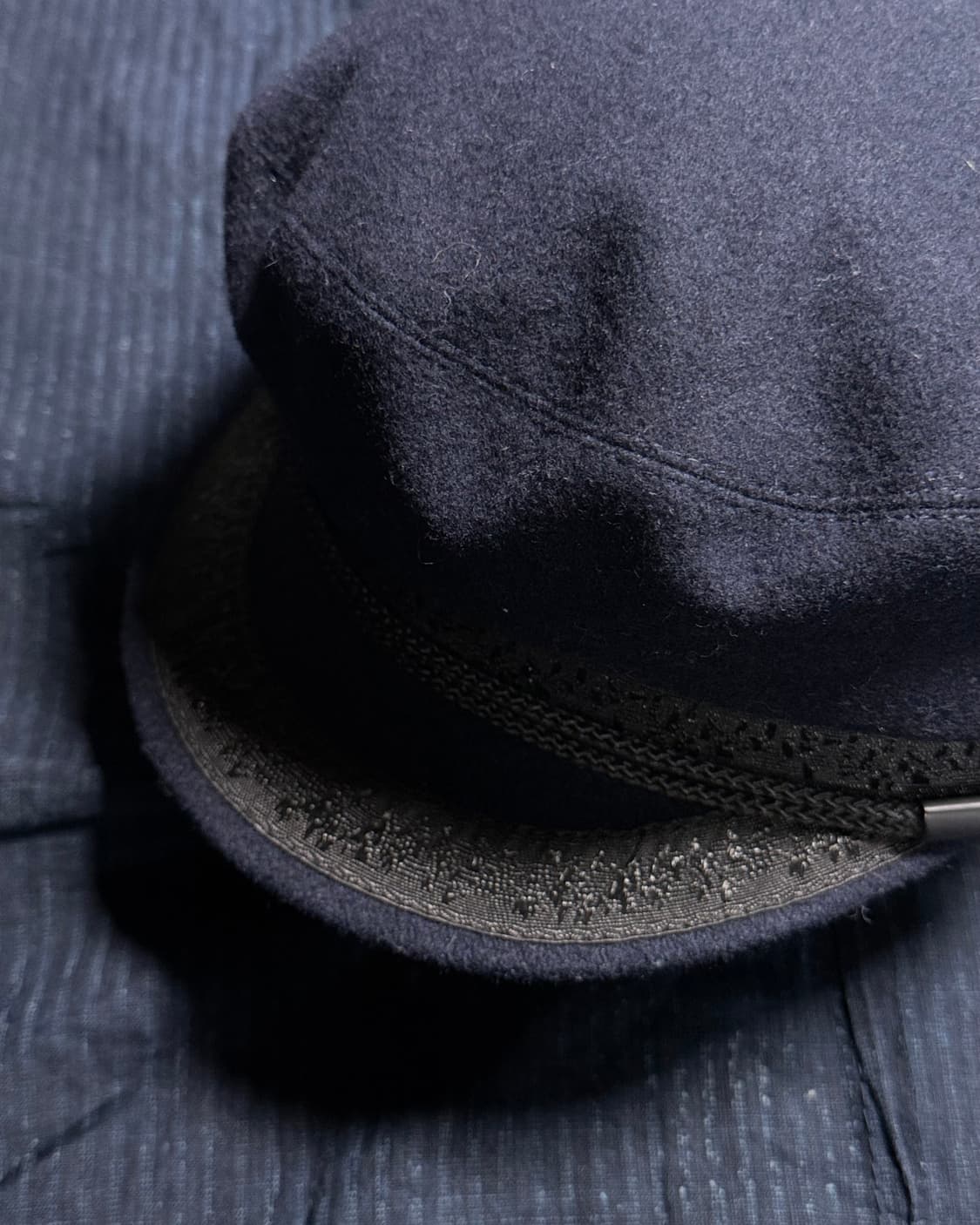 유럽 빈티지 울 블랜드 피들러 캡 59 상품이미지3