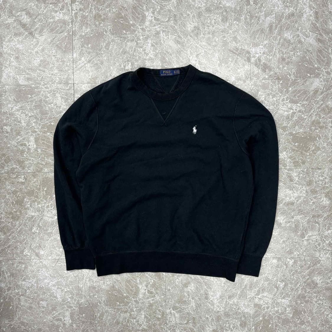 폴로 랄프로렌 준신형 블랙 스웨트셔츠 맨투맨(XL) 상품이미지2
