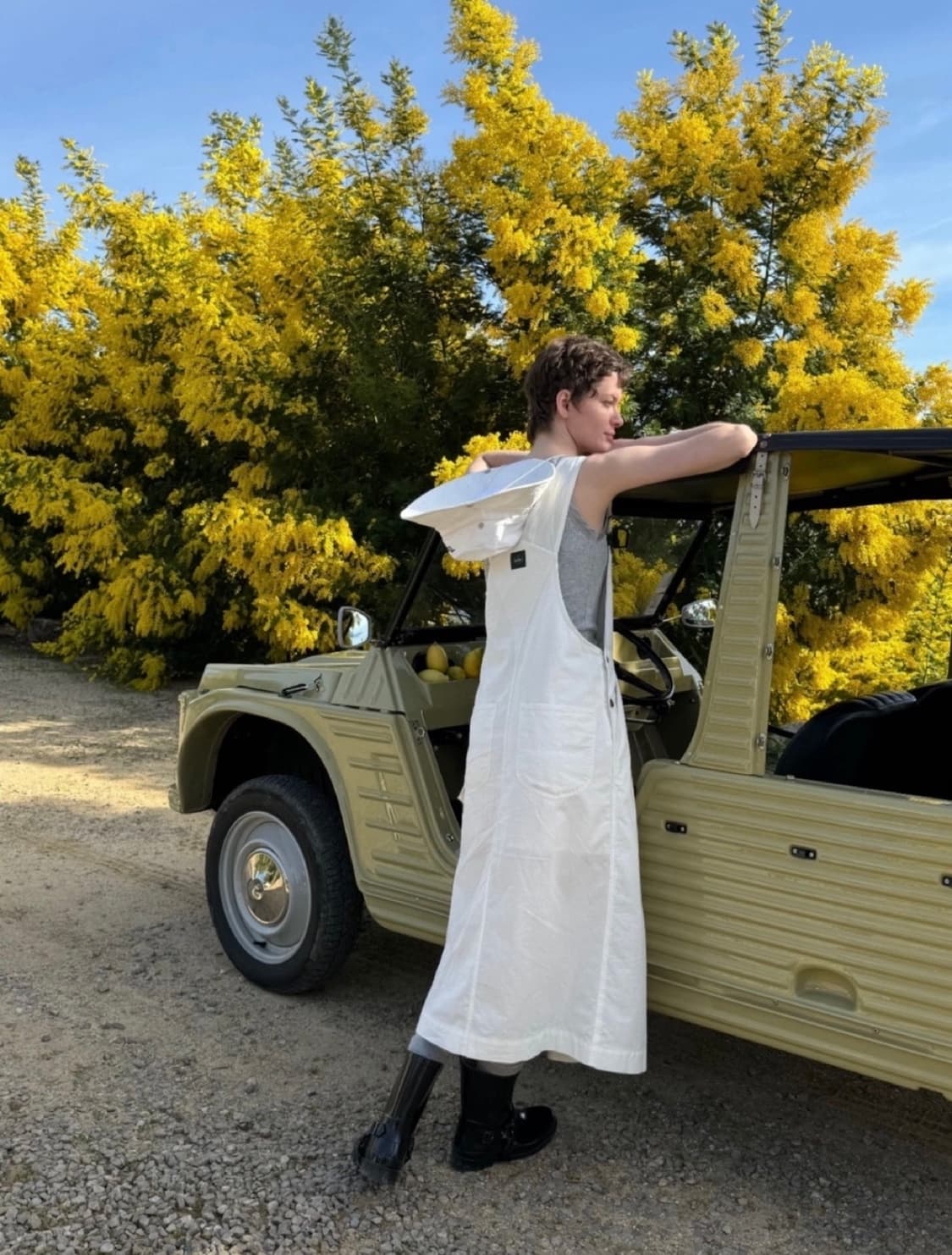 더바넷 코튼 가드너 오버롤 드레스 상품이미지2