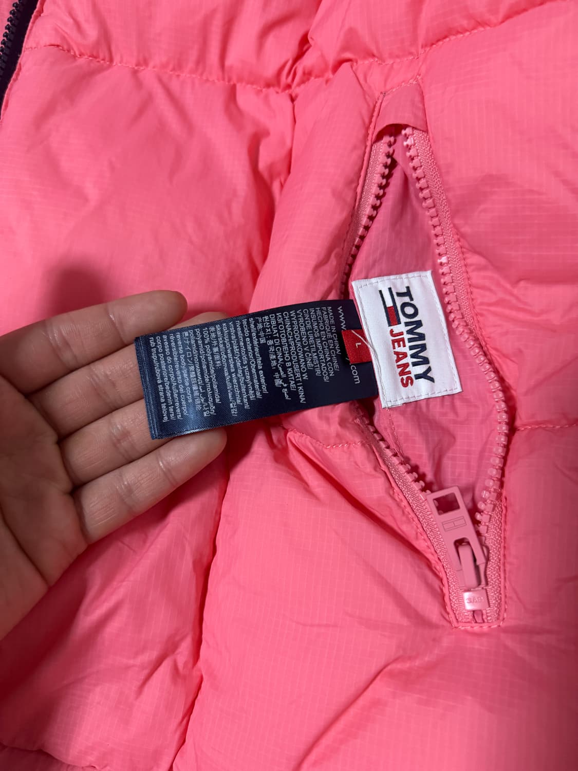 타미 진스 리버시블 패딩 타미힐피거 상품이미지9