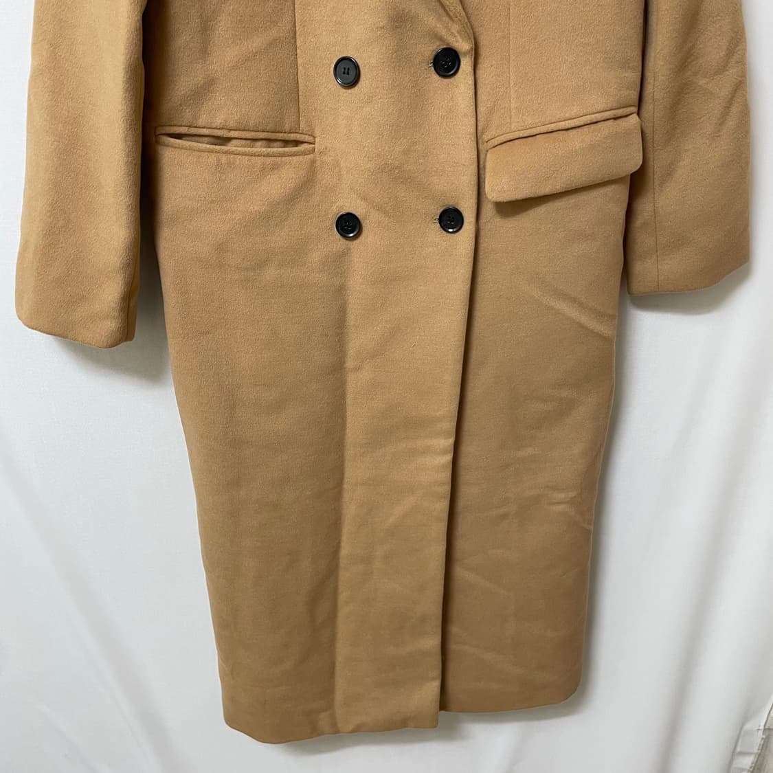 [ F ] 메이썸 여성 울 럭셔리 더플 롱코트 상품이미지5