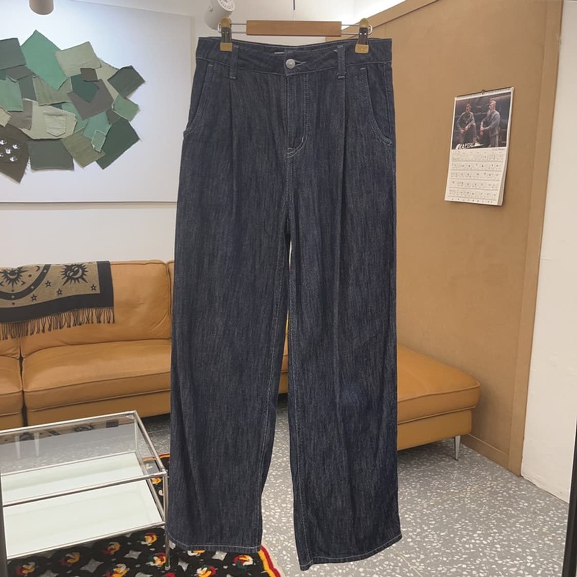 플랙진 MAISON 빈티지무드 와이드 데님팬츠 25인치 C08423 상품이미지3