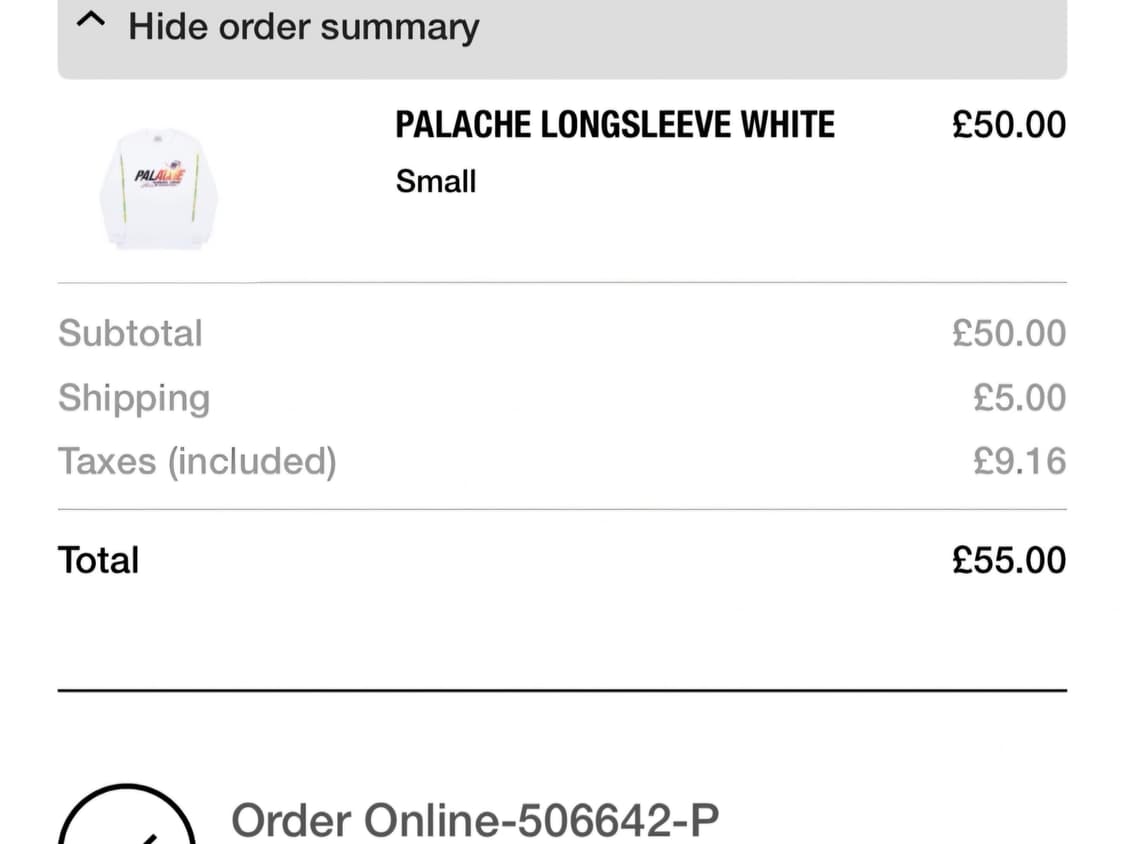 20SS Palace Palache Relief L/S Tee 팔라스 상품이미지3