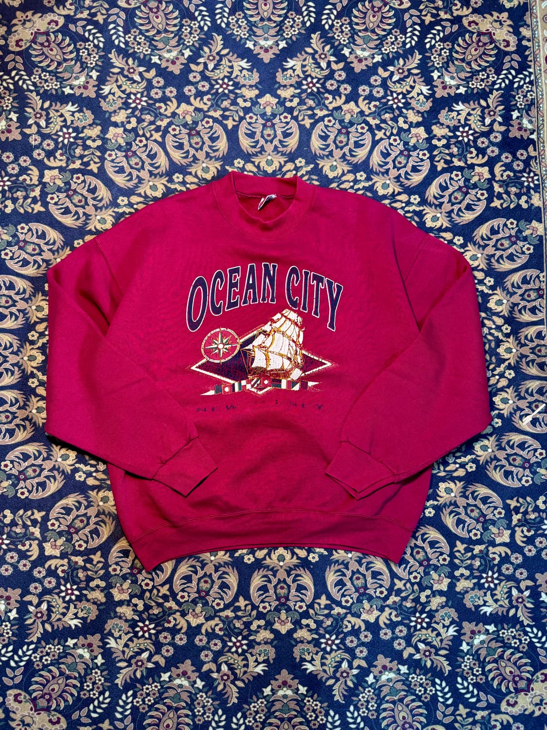 90s 프룻오브더룸 빈티지 Ocean City 스웻셔츠 상품이미지1