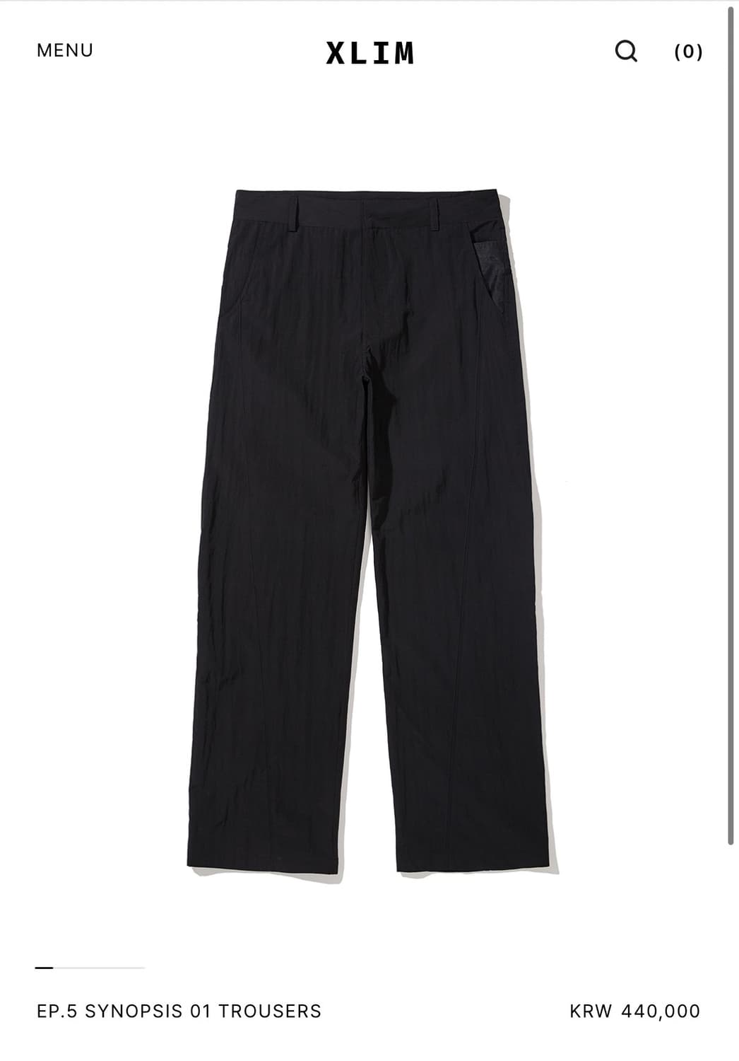 (2) Xlim ep.5 SYNOPSIS 01 TROUSERS 상품이미지1