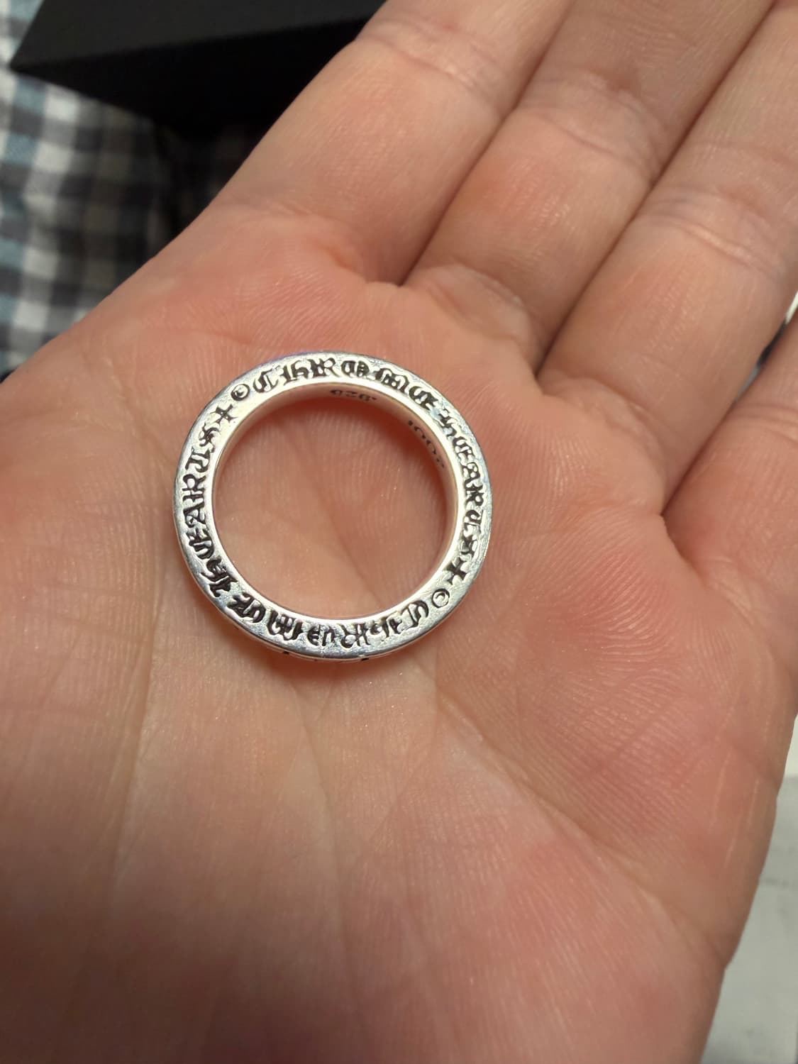 크롬하츠 퍽유링 3mm us7호 14~15호 상품이미지2