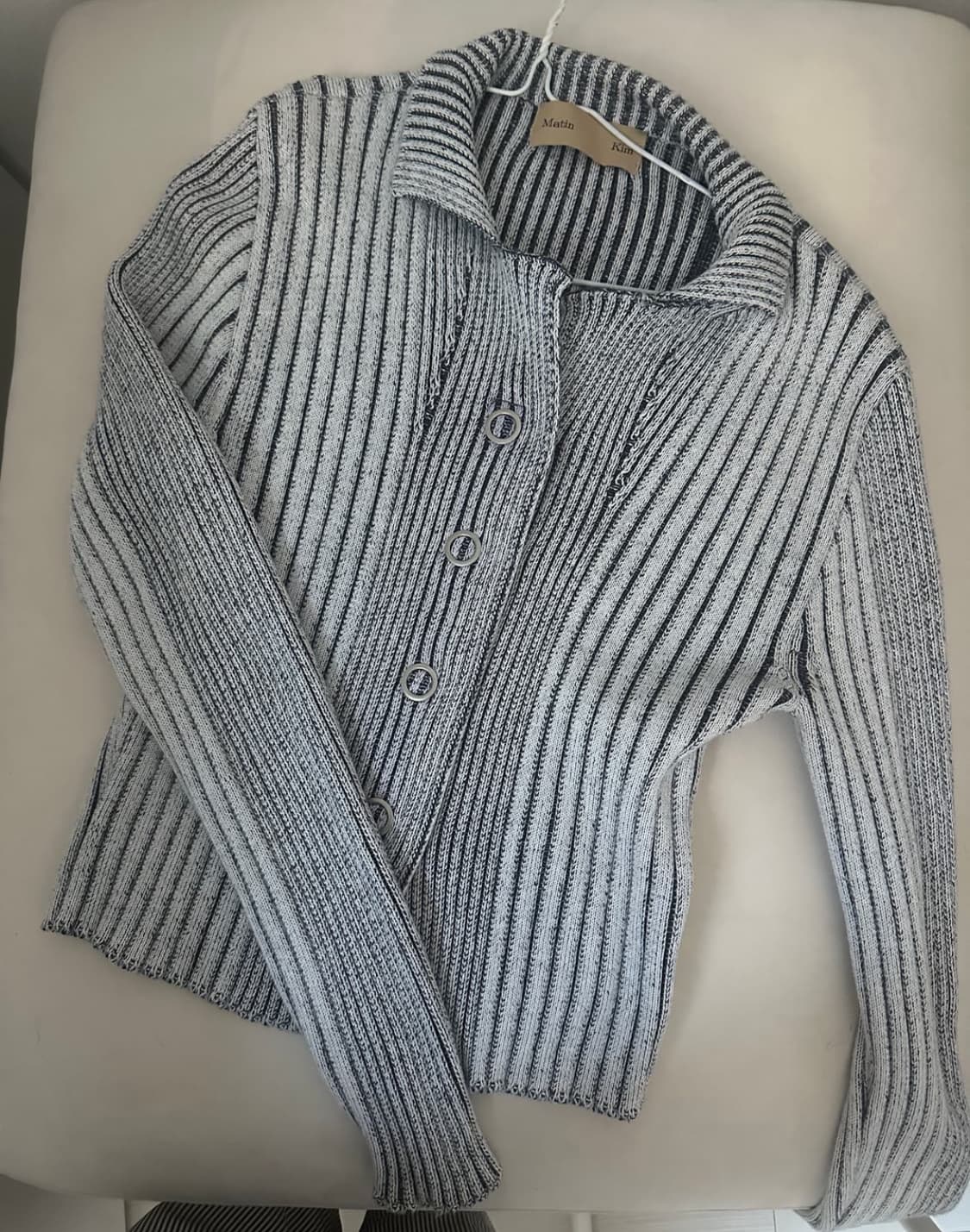 마뗑킴 matin kim 스냅 가디건 상품이미지2