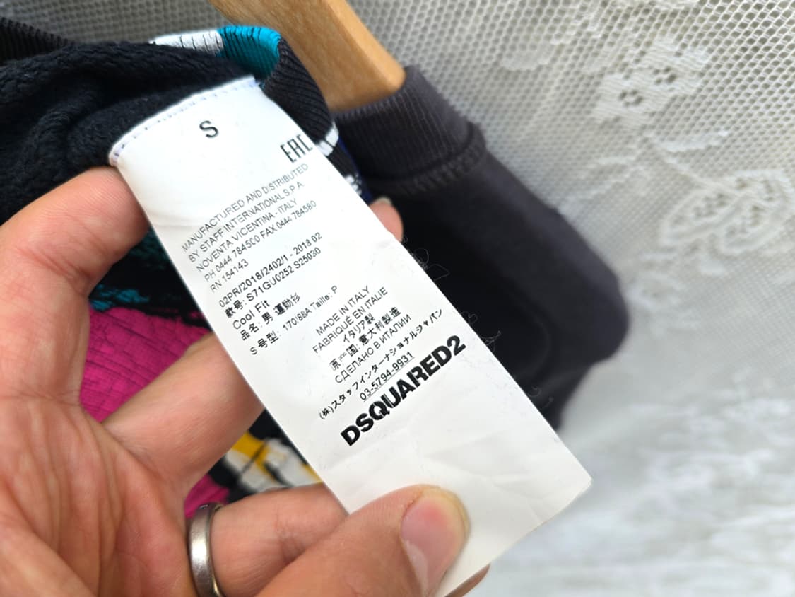 디스퀘어드2 그래피티 맨투맨 (made in italy) 상품이미지10