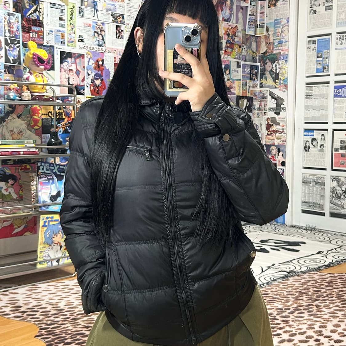 JPN 니콜 절개 라인 락시크 투웨이 덕다운 패딩 점퍼  상품이미지2