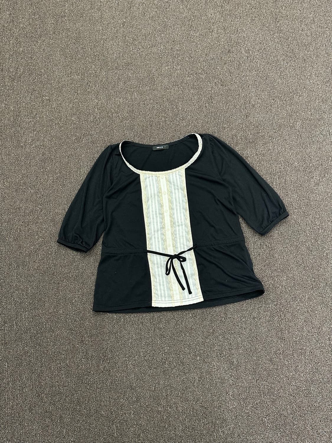 OS)Comme Ca Ism 여성 레이스 리본 롱슬리브 상품이미지3