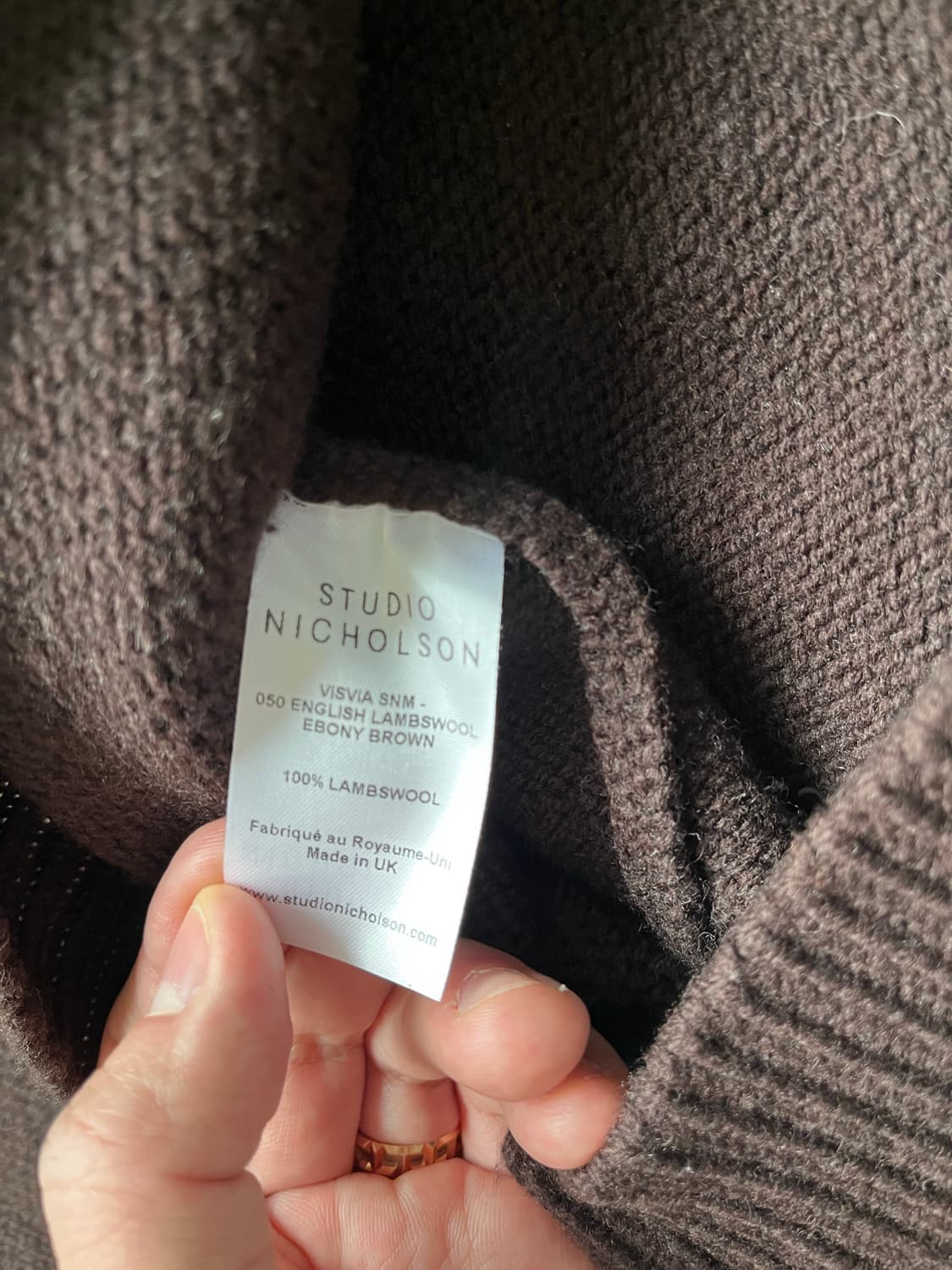 스튜디오니콜슨 하이넥 니트 (103-105) 상품이미지9