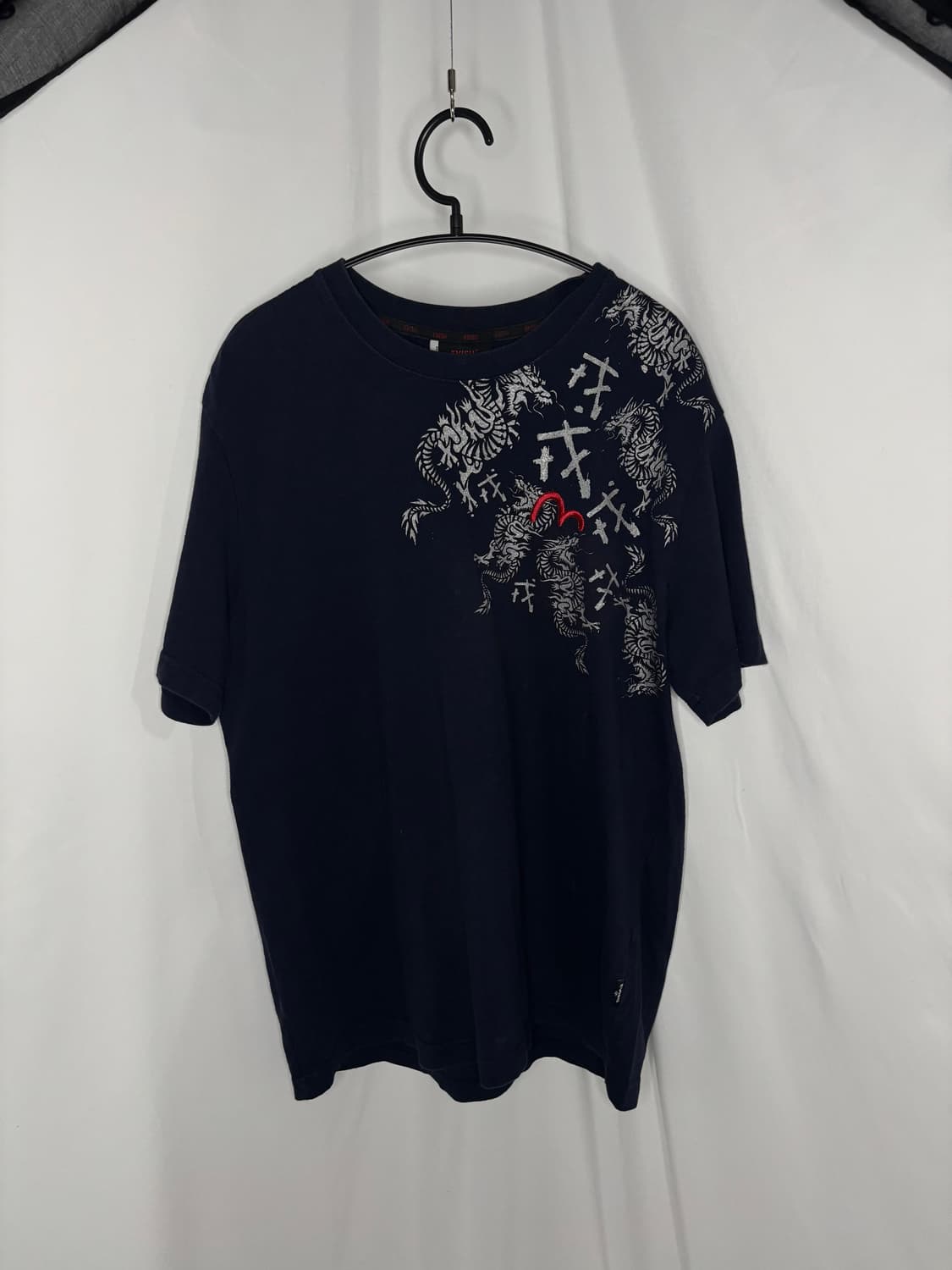 일본 빈티지 Evisu 그래픽 자수 반팔 상품이미지1