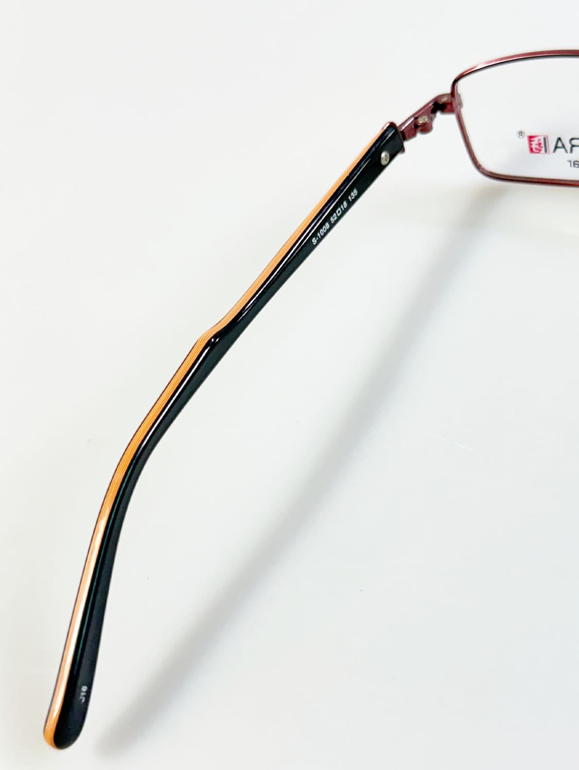 SAMURAI EYEWEAR 버건디 슬림 스퀘어 메탈 빈티지 안경 상품이미지7