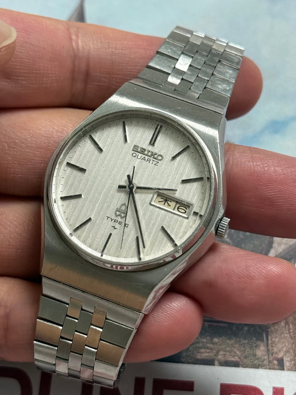 Seiko 세이코 쿼츠 TYPE II 데이 데이트 상품이미지3