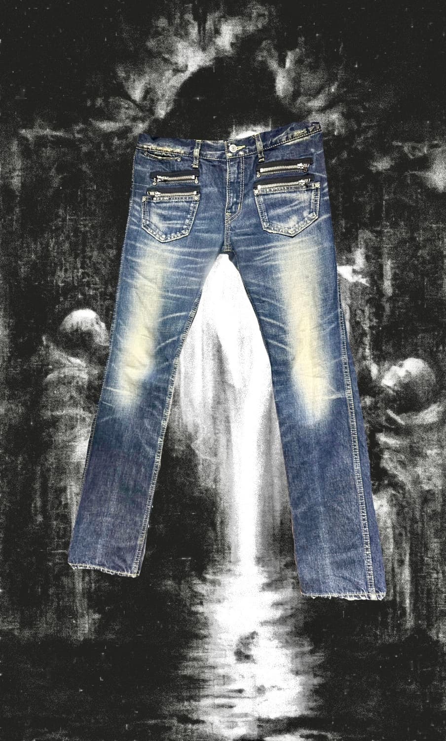 Vkei zipper skinny jeans 상품이미지1