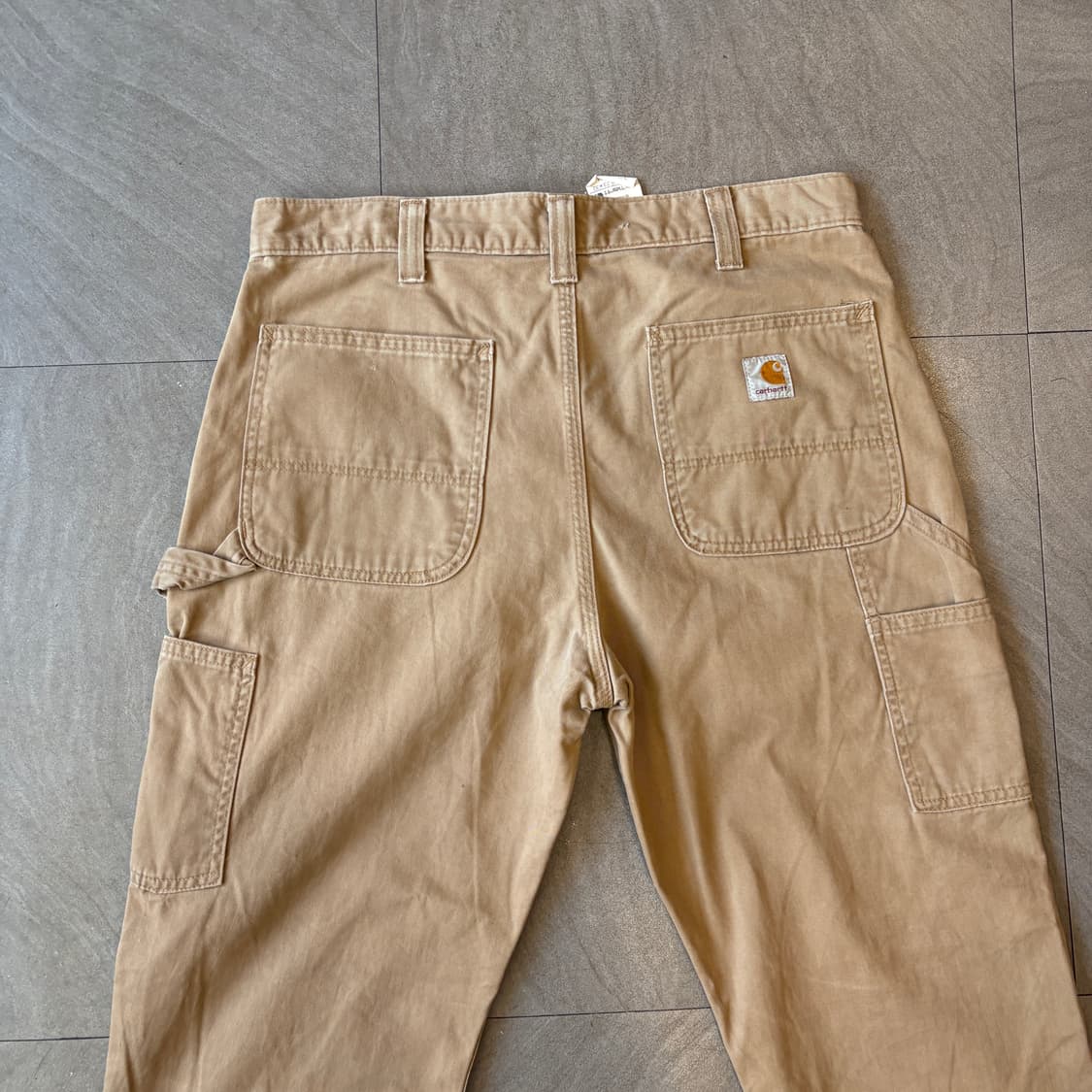 칼하트 오리지널 베이지 카펜터 팬츠  상품이미지2