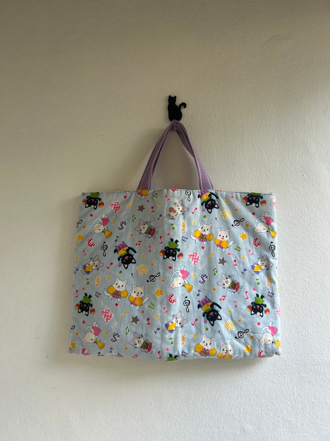 음표 고양이 손가방  상품이미지1