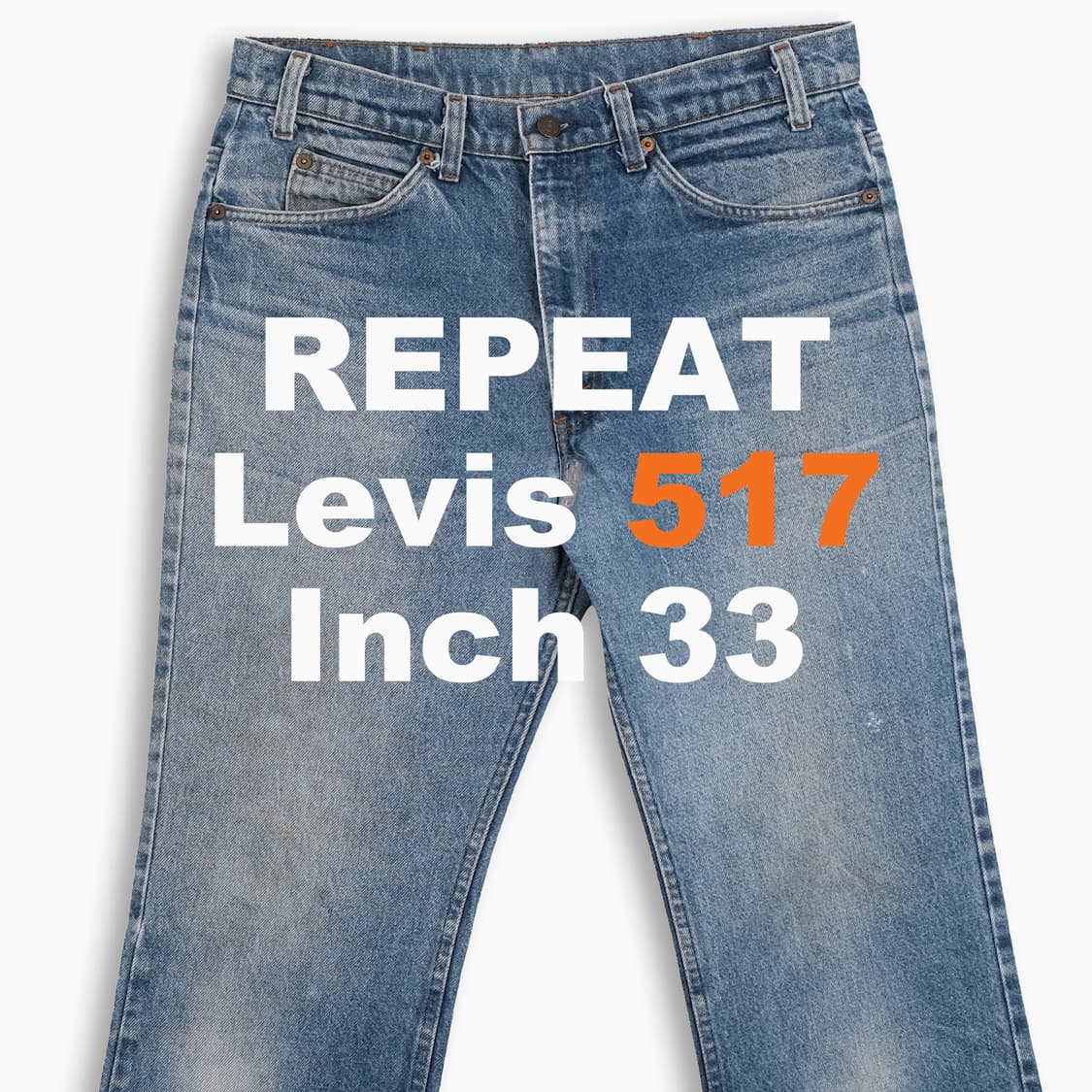 리바이스 517 오렌지탭 중청 80s USA 33인치 OR51734180 상품이미지1