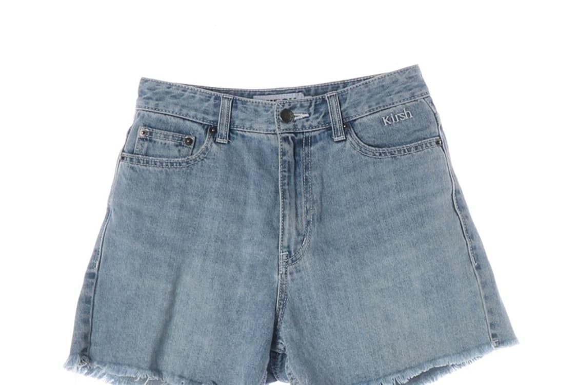 키르시 연청 컷오프 데님 숏 팬츠 1 상품이미지3
