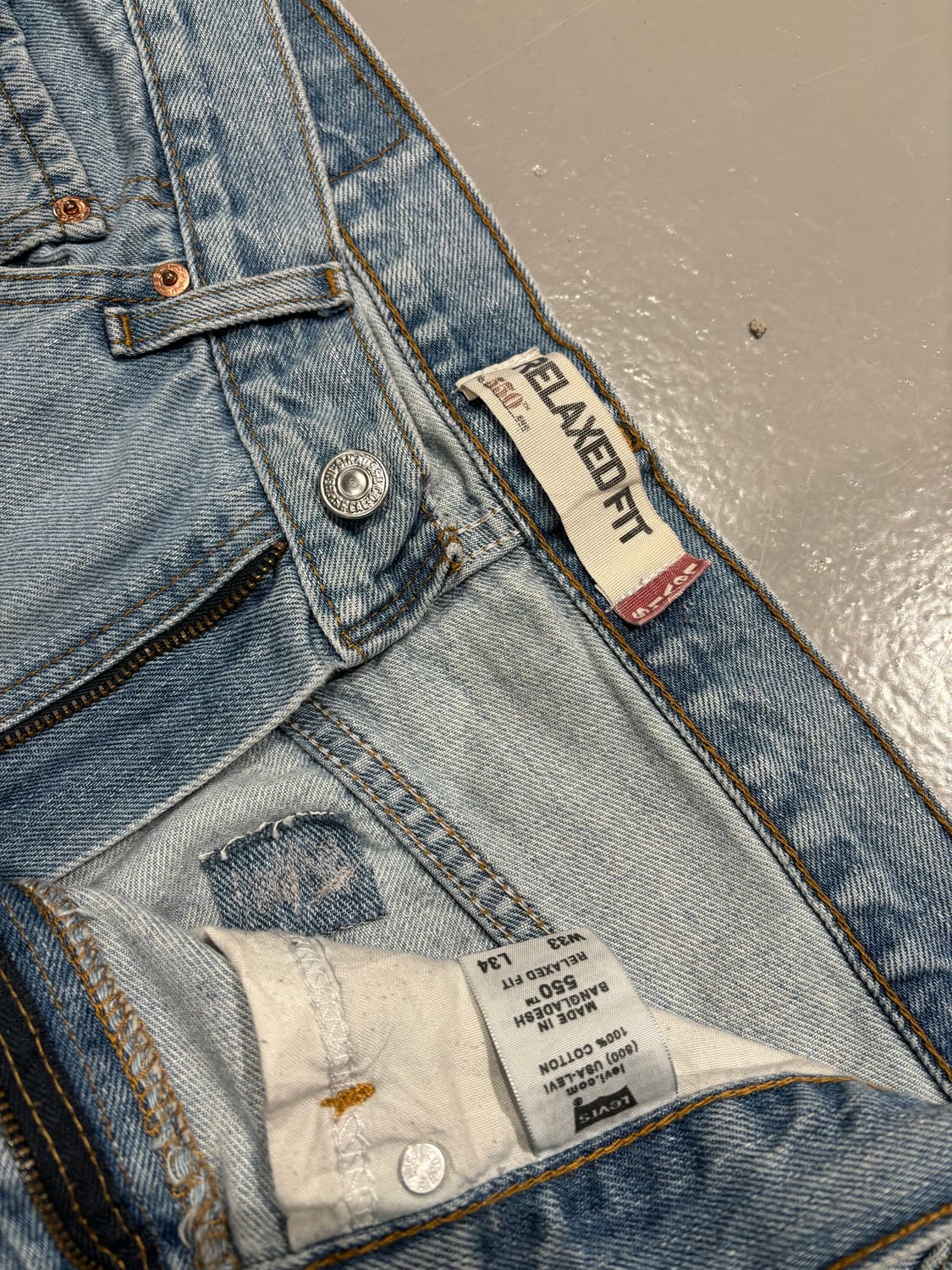 00s 리바이스 550 데님 팬츠 상품이미지5
