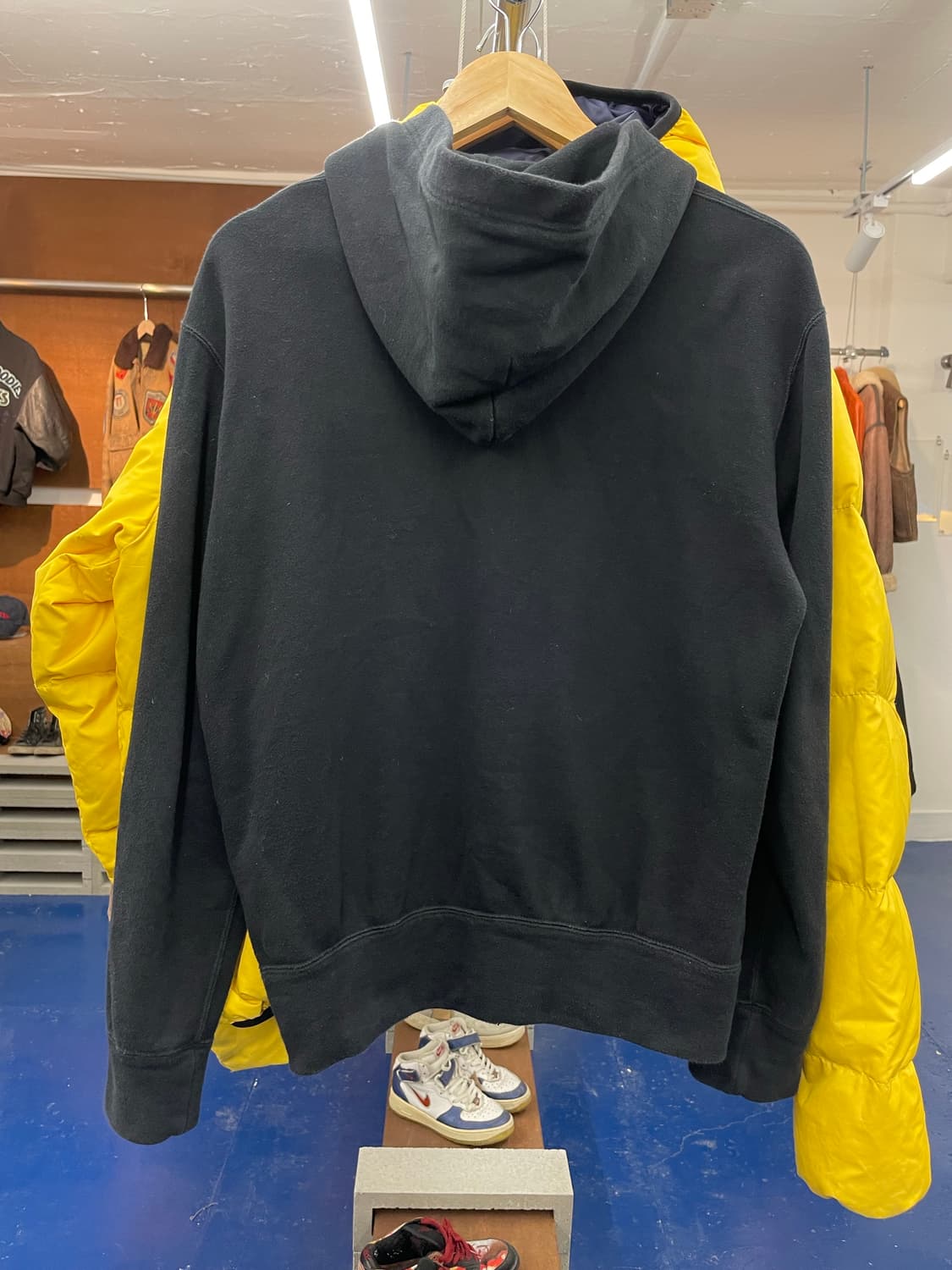 꼼데가르송 더블하트 블랙 후드집업 상품이미지6