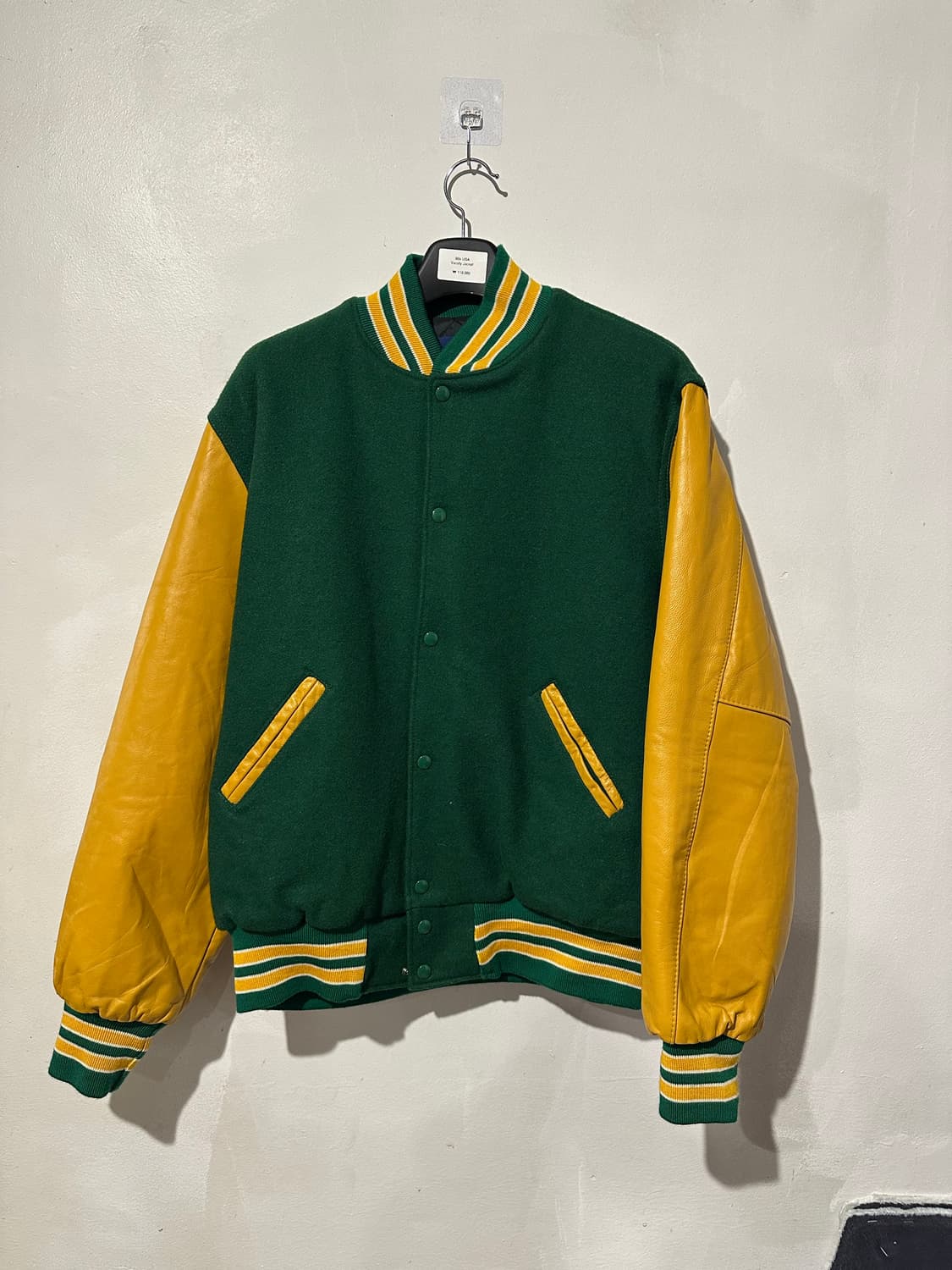 빈티지 90s 가죽 바시티 자켓 상품이미지1