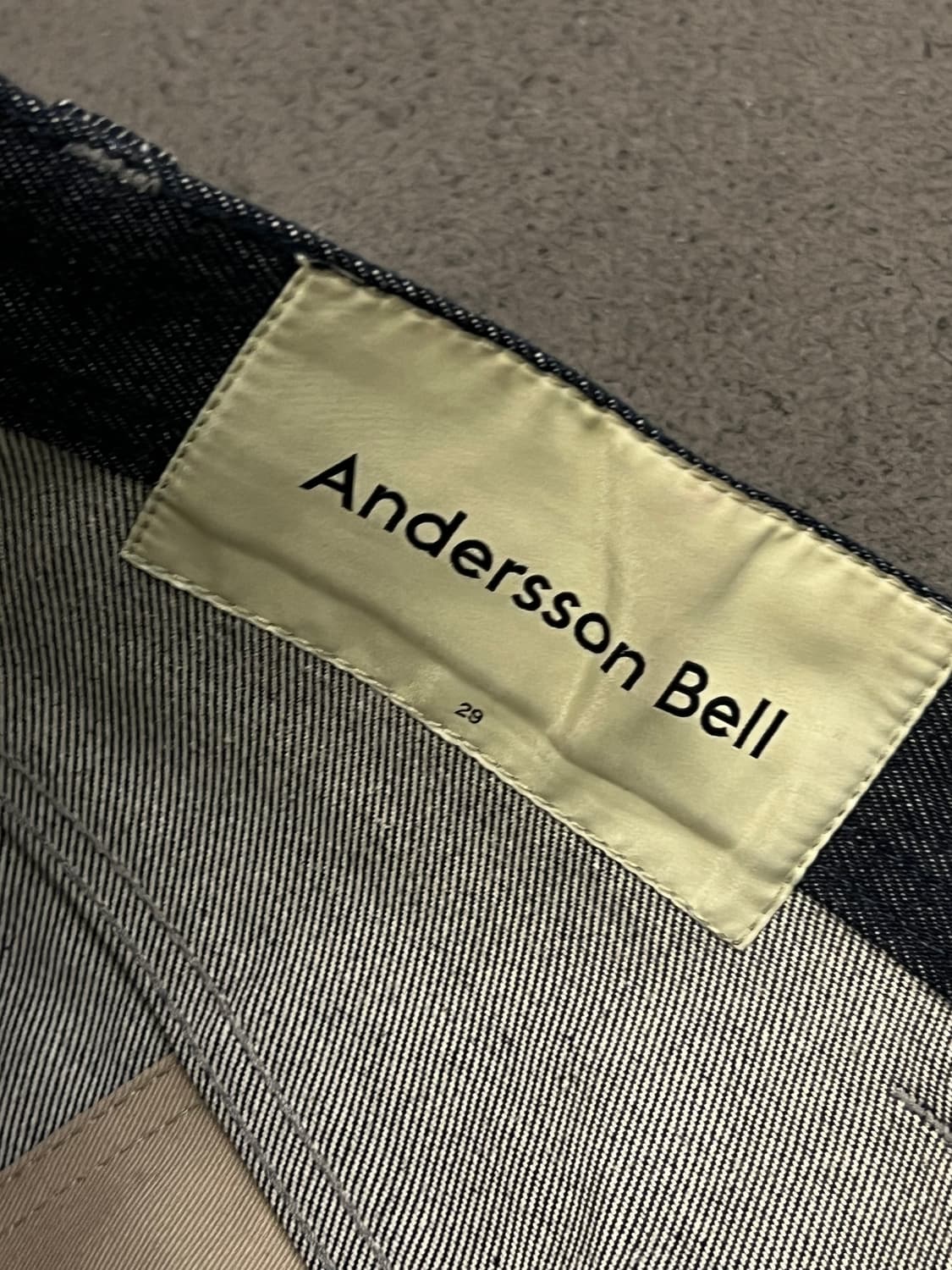 앤더슨벨 레그리지드 지퍼 와이드 팬츠 처분  상품이미지4