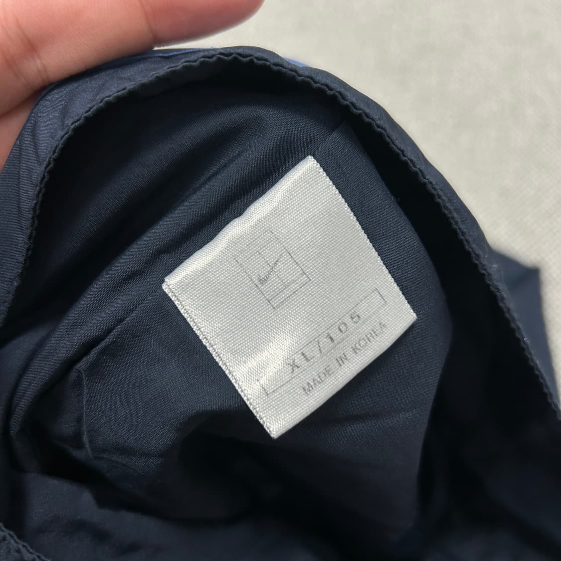 나이키 테니스로고 올드스쿨 네이비 반팔 바람막이(XL) 상품이미지2