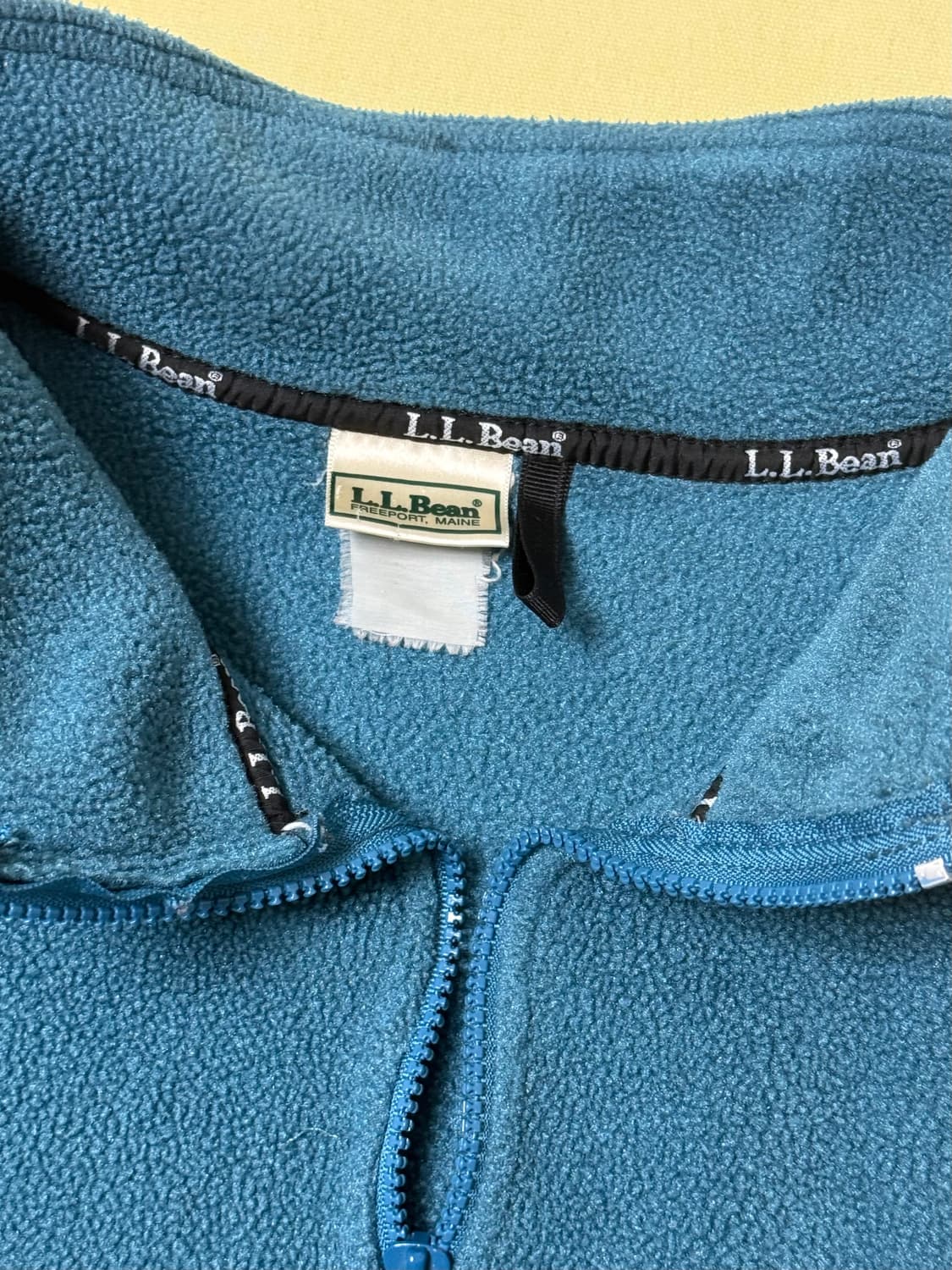 엘엘빈 헤비 플리스 풀오버 블루 90s 상품이미지4