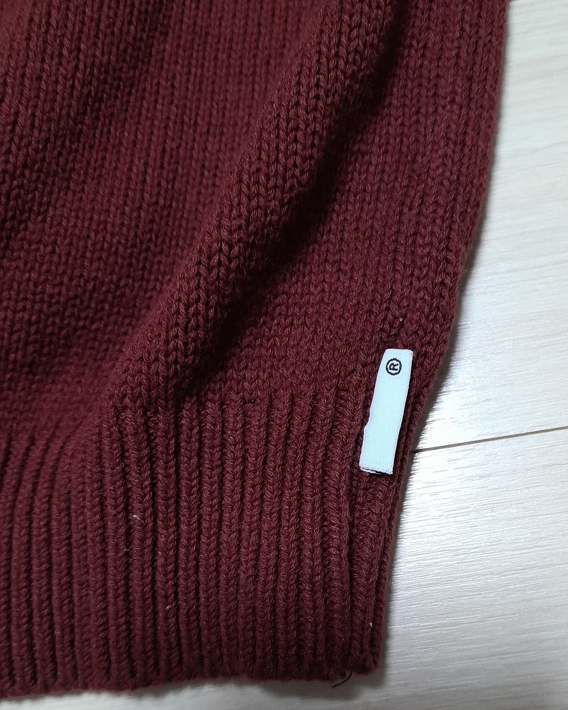 💥디스이즈네버댓 니트 베스트 버건디 (L)
 상품이미지7