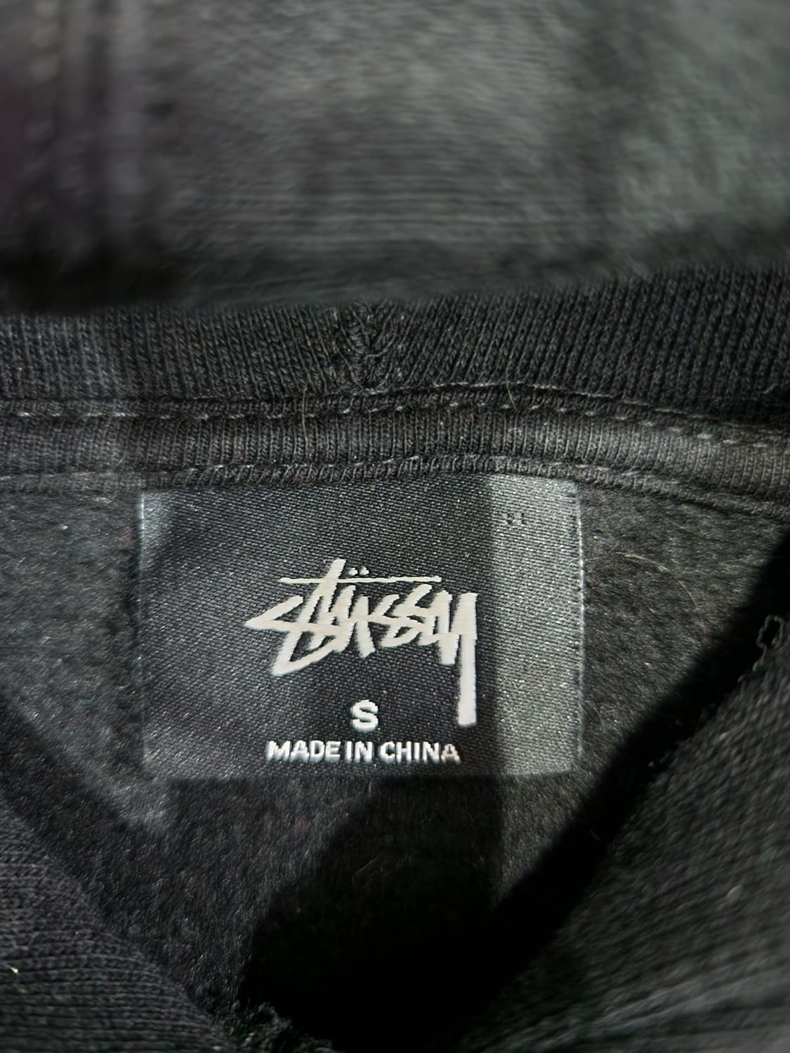 스투시 베이직 로고 후드티 S 상품이미지5